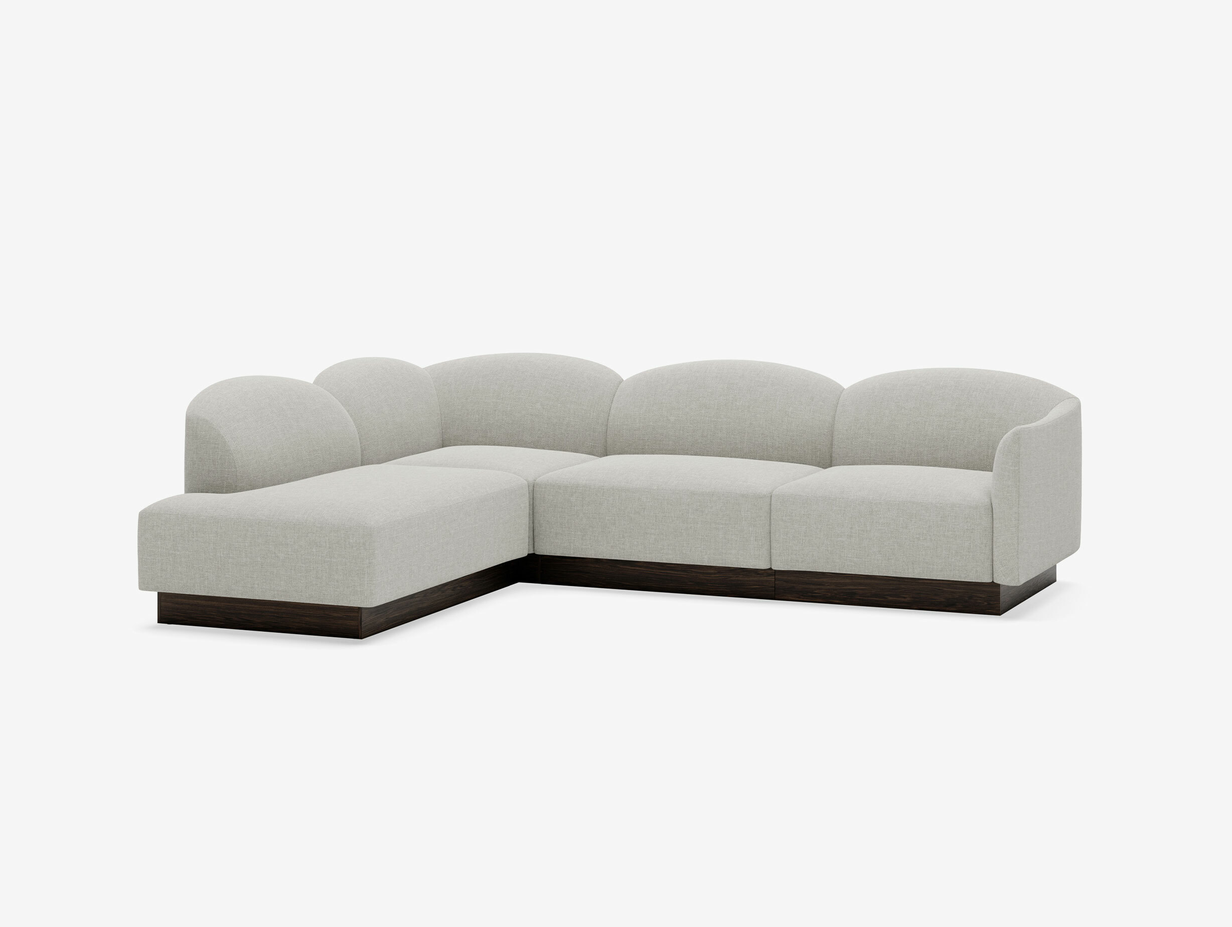 New works shore modular sofa configuration 4 romo ruskin quill