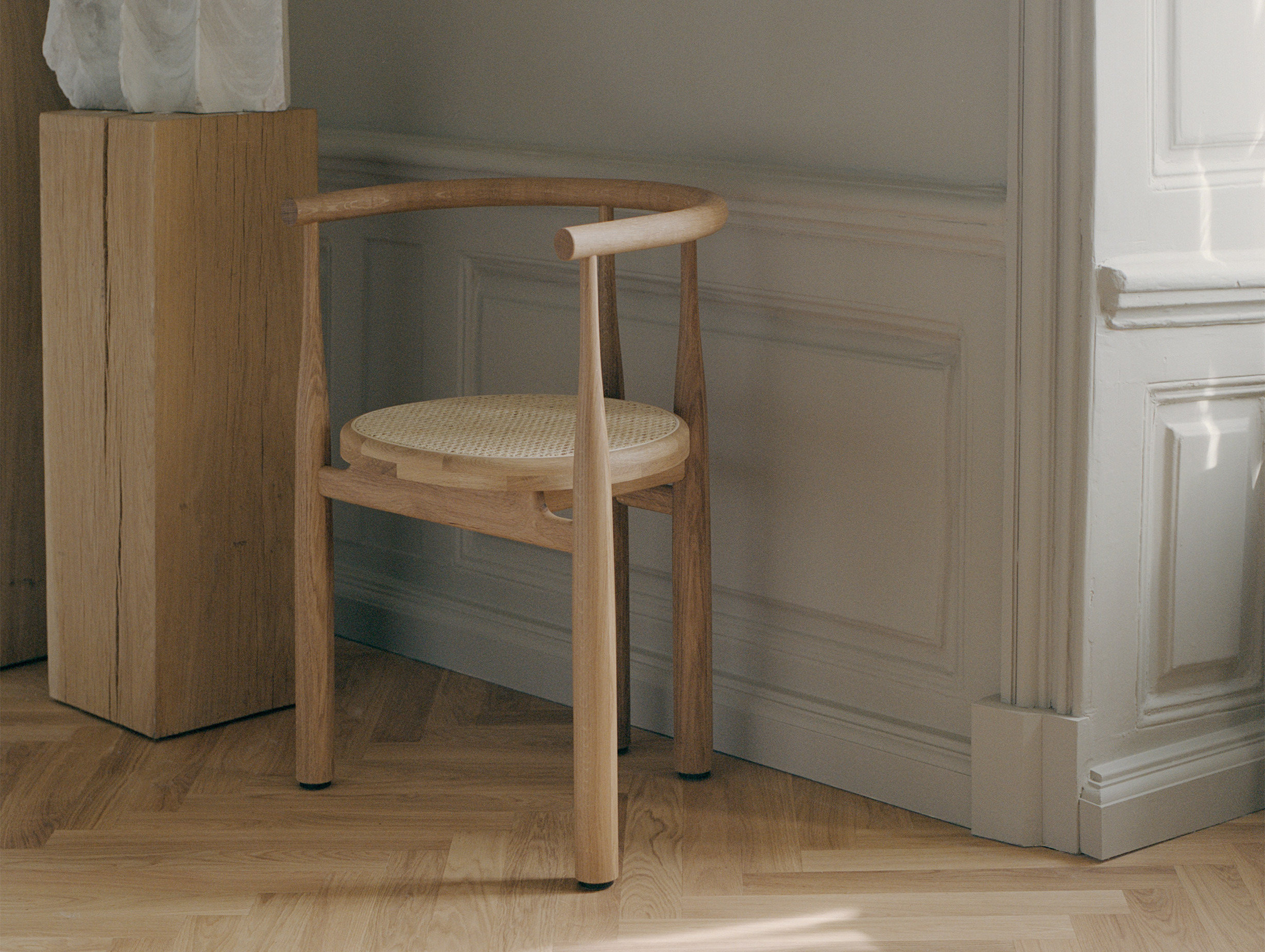 New works steven bokowski bukowski chair french cane lifestyle4