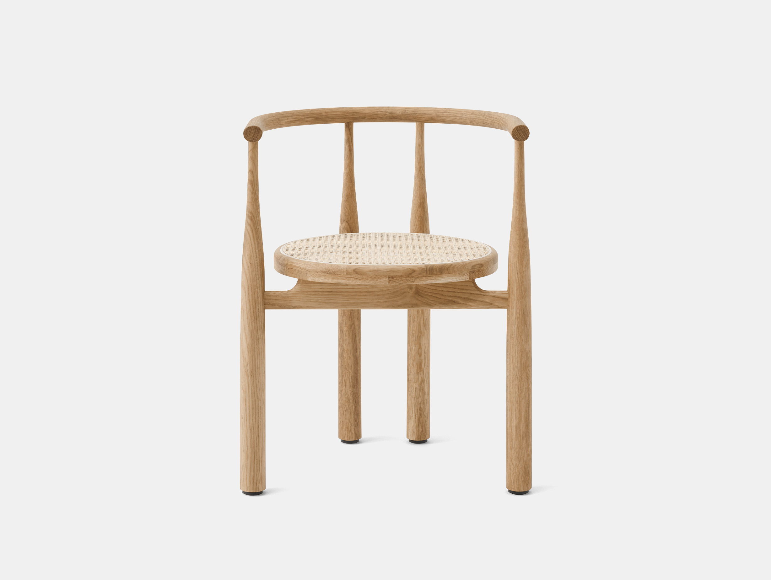 New works steven bokowski bukowski chair french cane natural oak