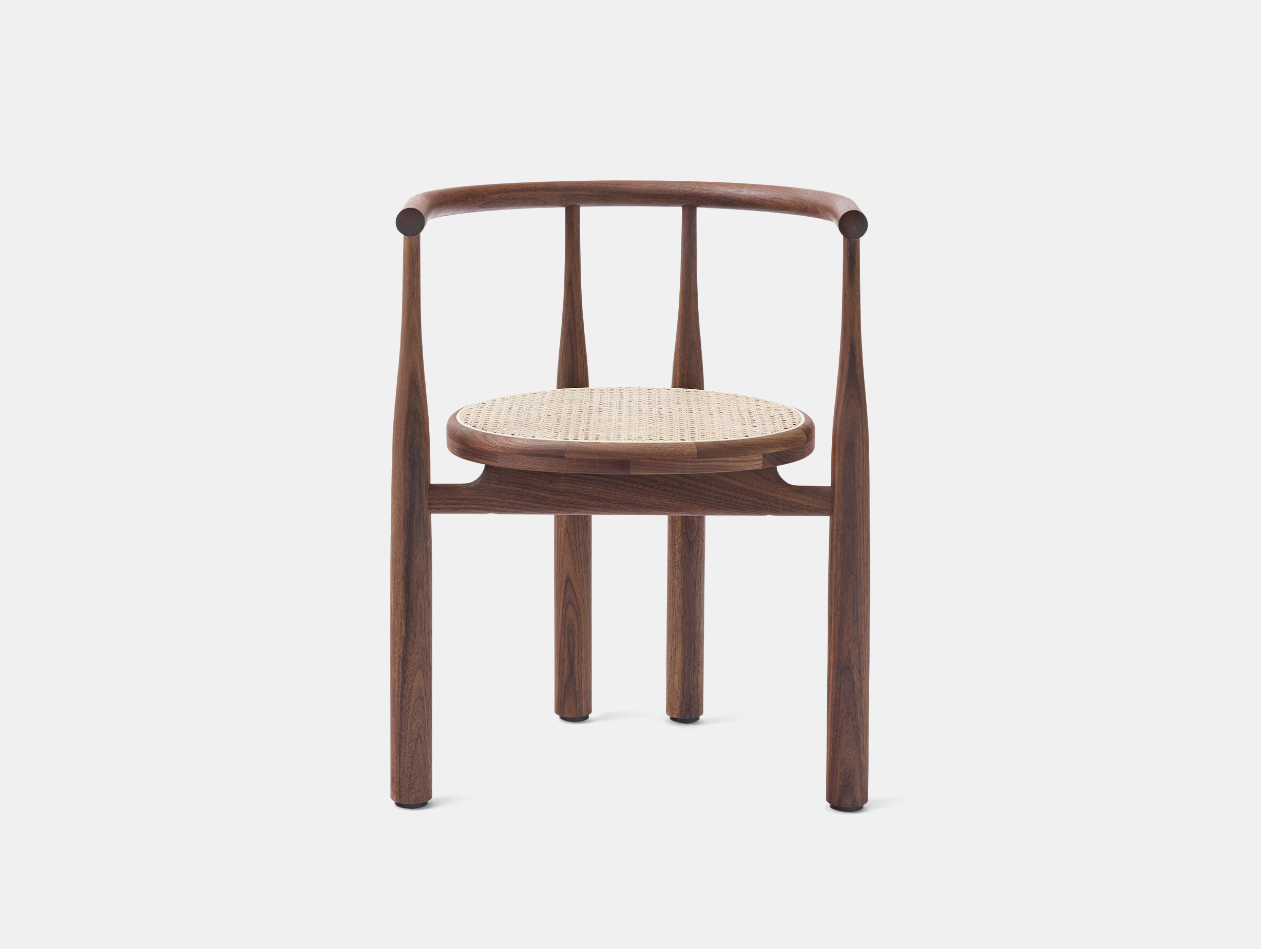 New works steven bokowski bukowski chair french cane walnut
