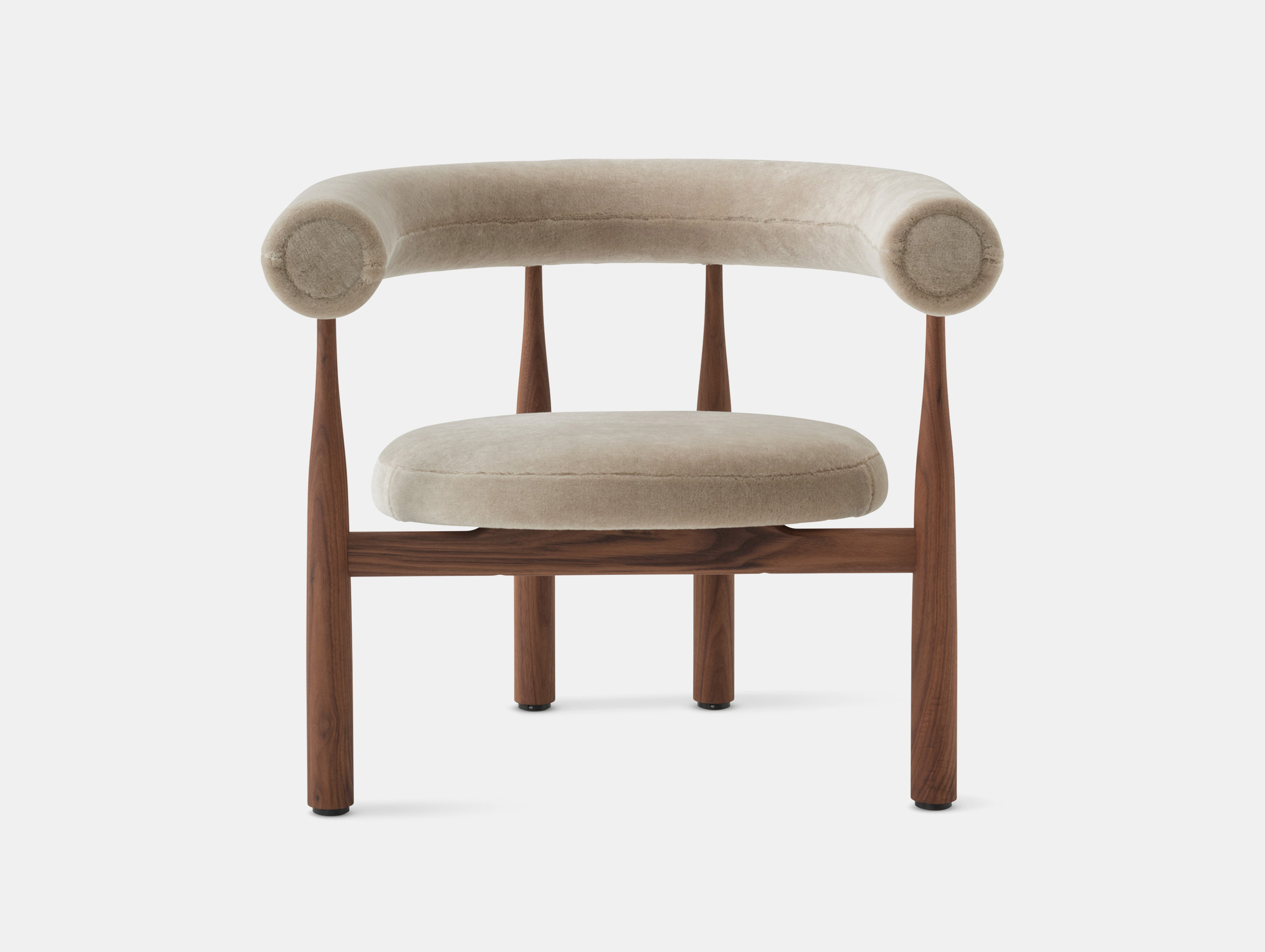 New works steven bukowski lounge chair walnut kirkby rest 023