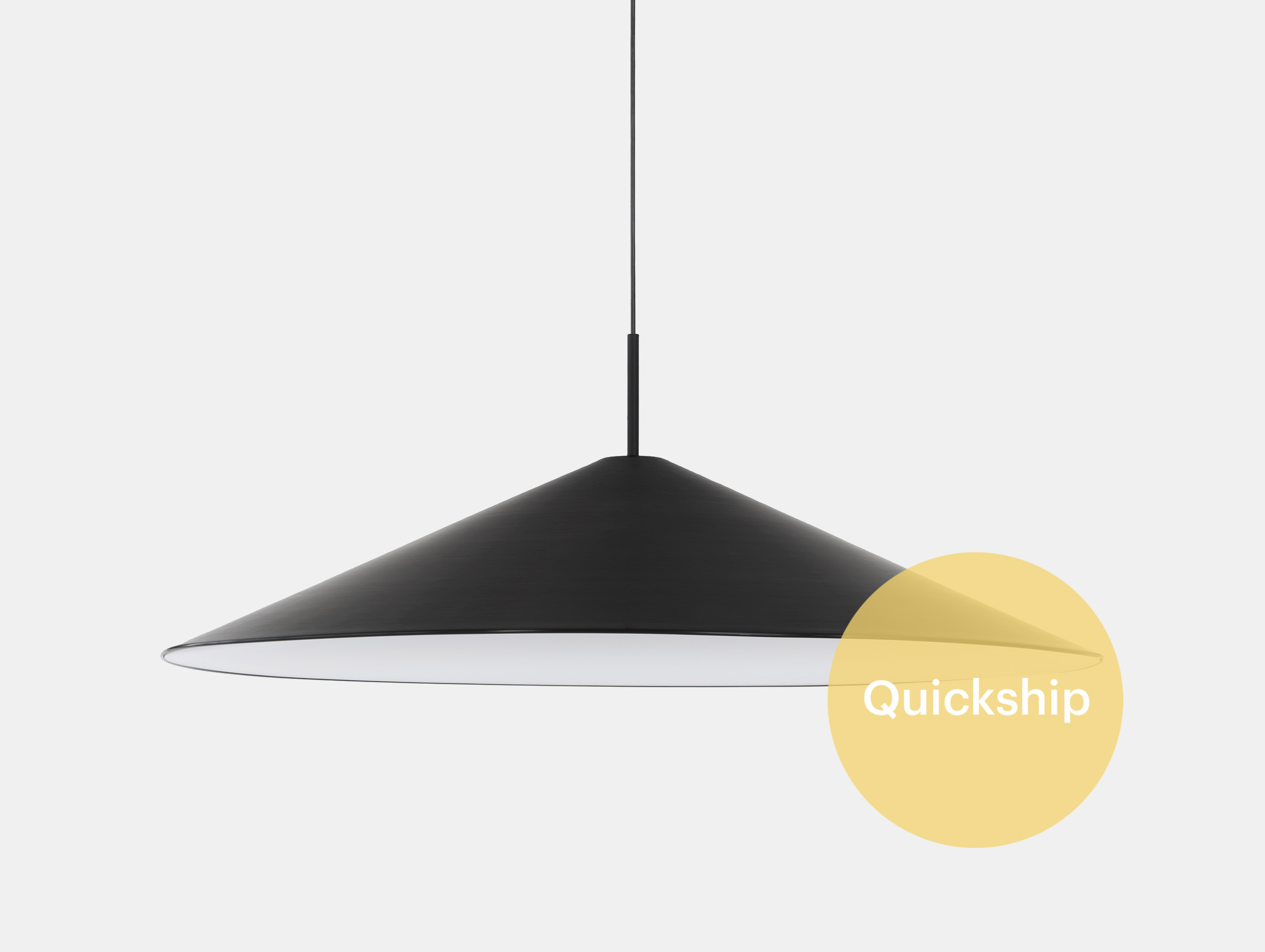 Quickship new works knut bendik humlevik brolly pendant light 90