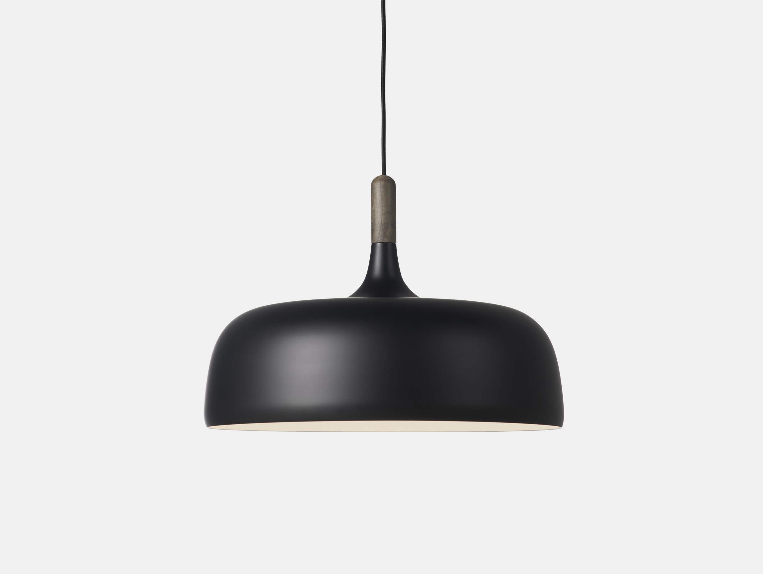 Northern lighting acorn pendant black dark walnut