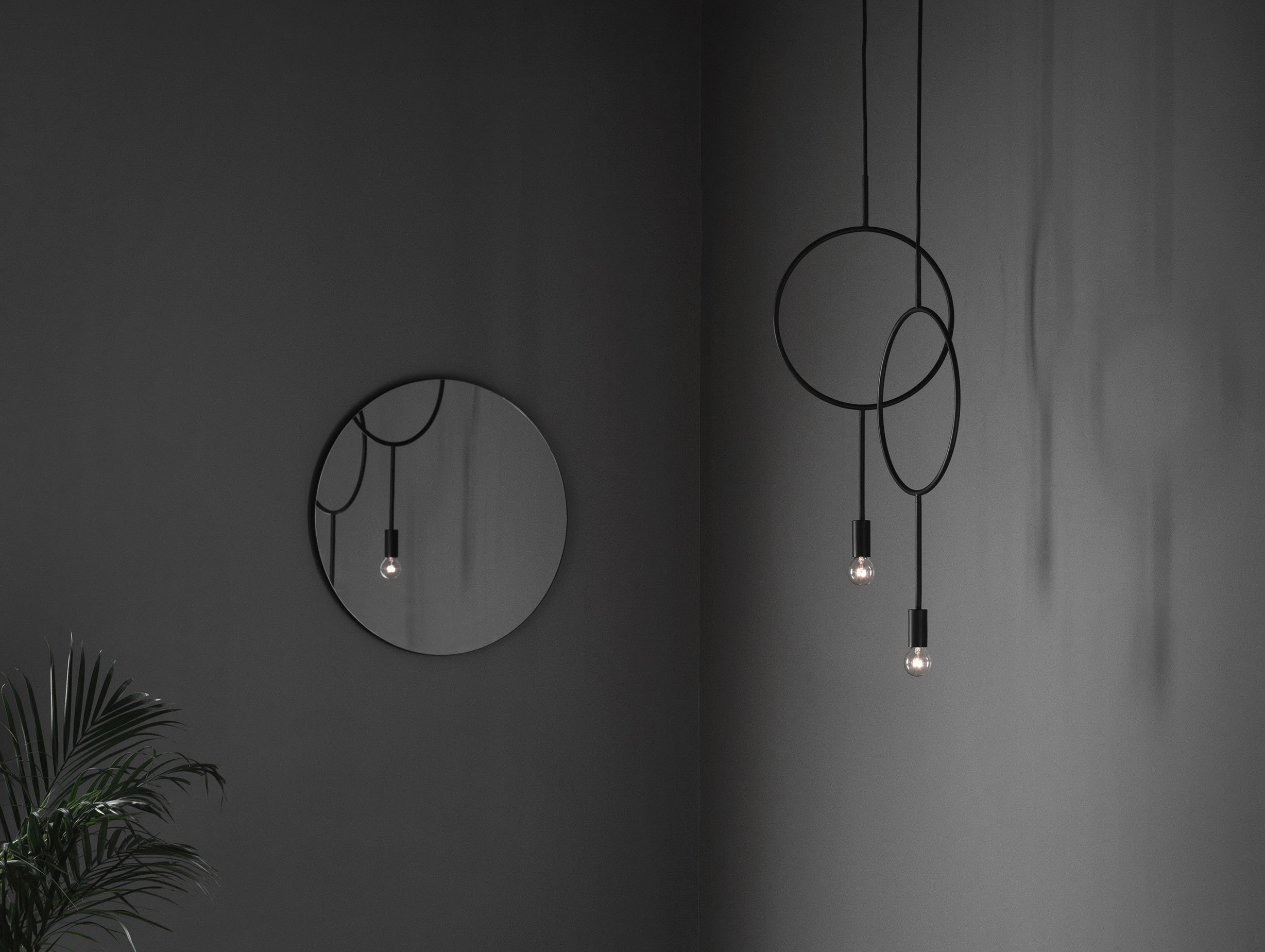 Northern Lighting Circle Dark Grey 3 Hannakaisa Pekkala