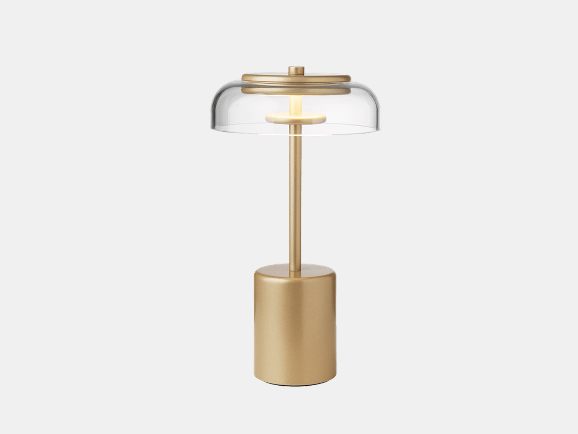 Nuura sofie refer blossi portable lamp nordic gold clear