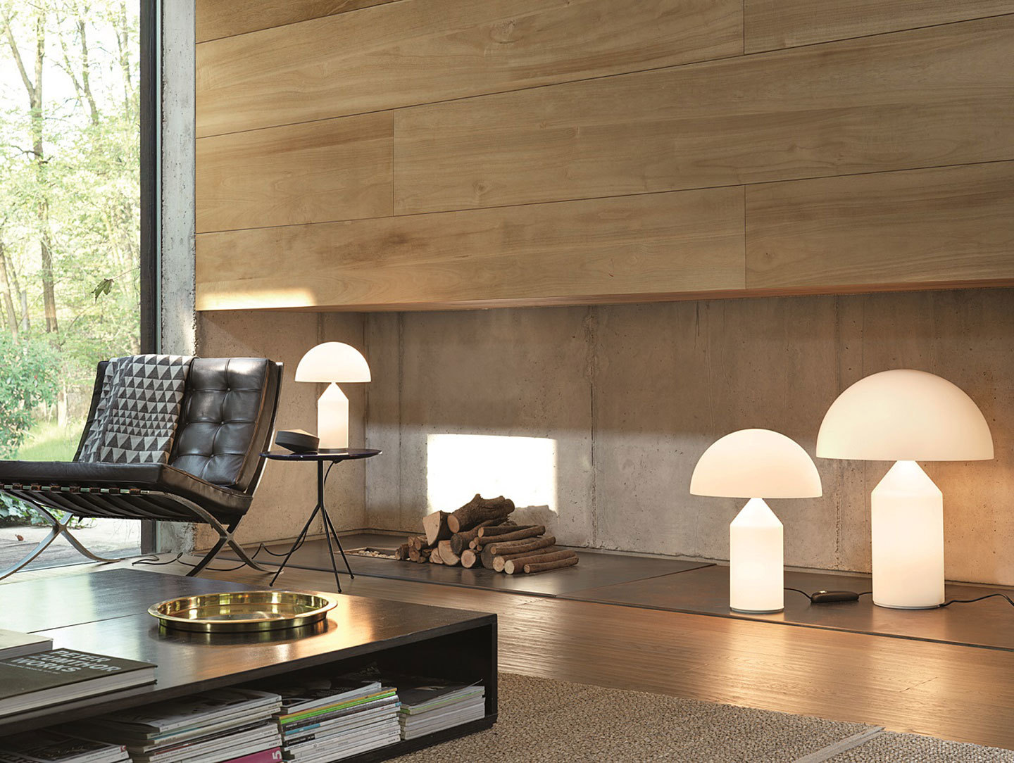 Oluce Atollo Metal Table Lamps Glass 3 Vico Magistretti