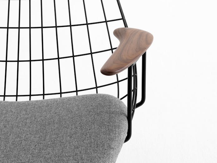 Pastoe Fm06 Wire Lounge Chair Detail Cees Braakman