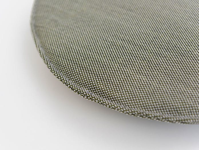 Pastoe Km Wire Stool Cushion Detail Green Cees Braakman