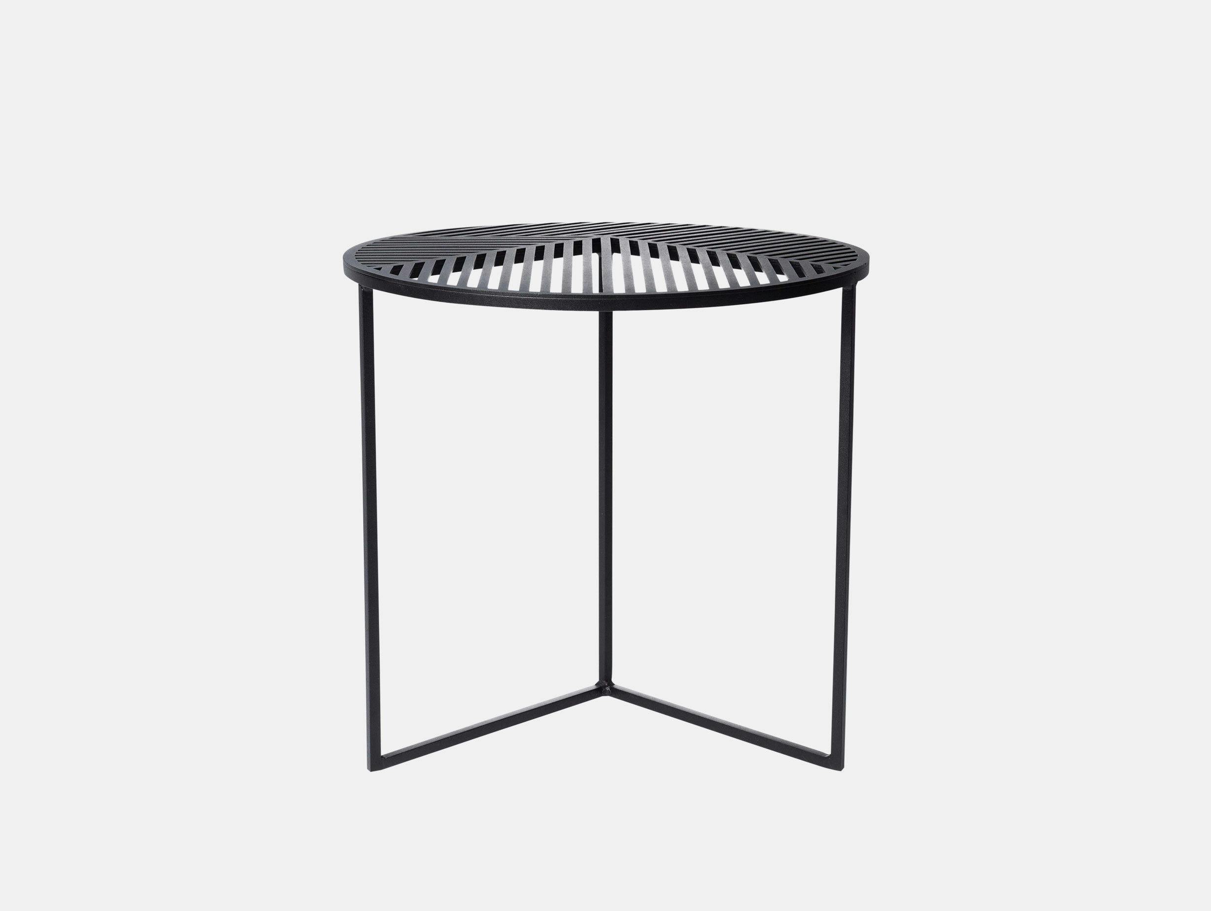 Petite Friture Iso Side Table Round Black Pool