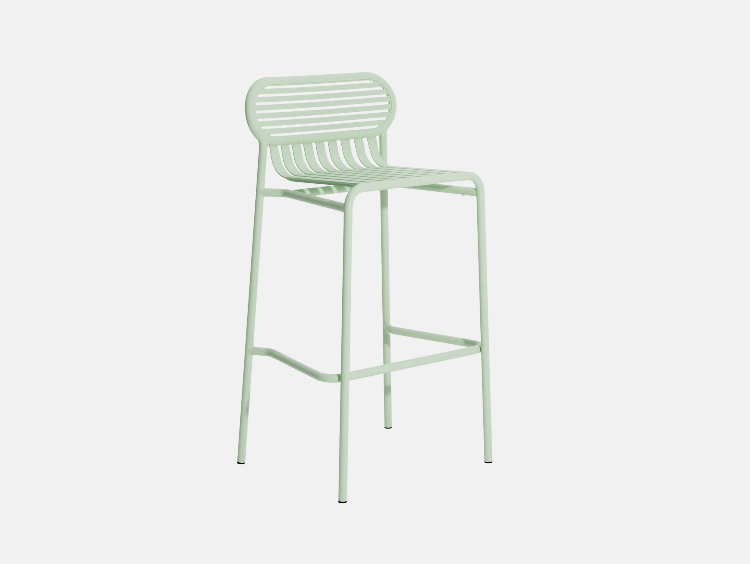 Petite Friture Week End Outdoor barstool pastel green Studio Brichet Ziegler