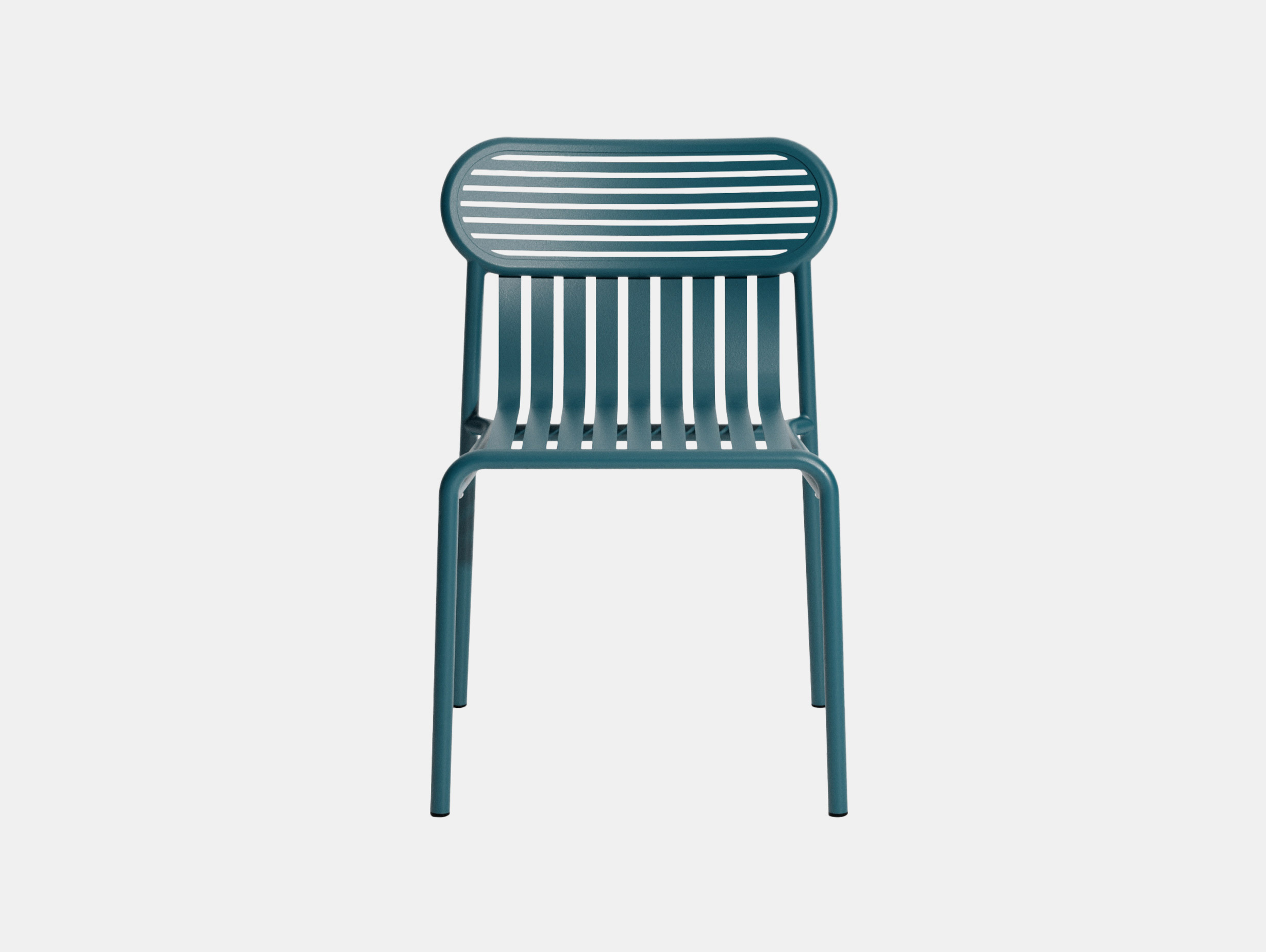 Petite Friture Week End Outdoor side chair ocean blue Studio Brichet Ziegler