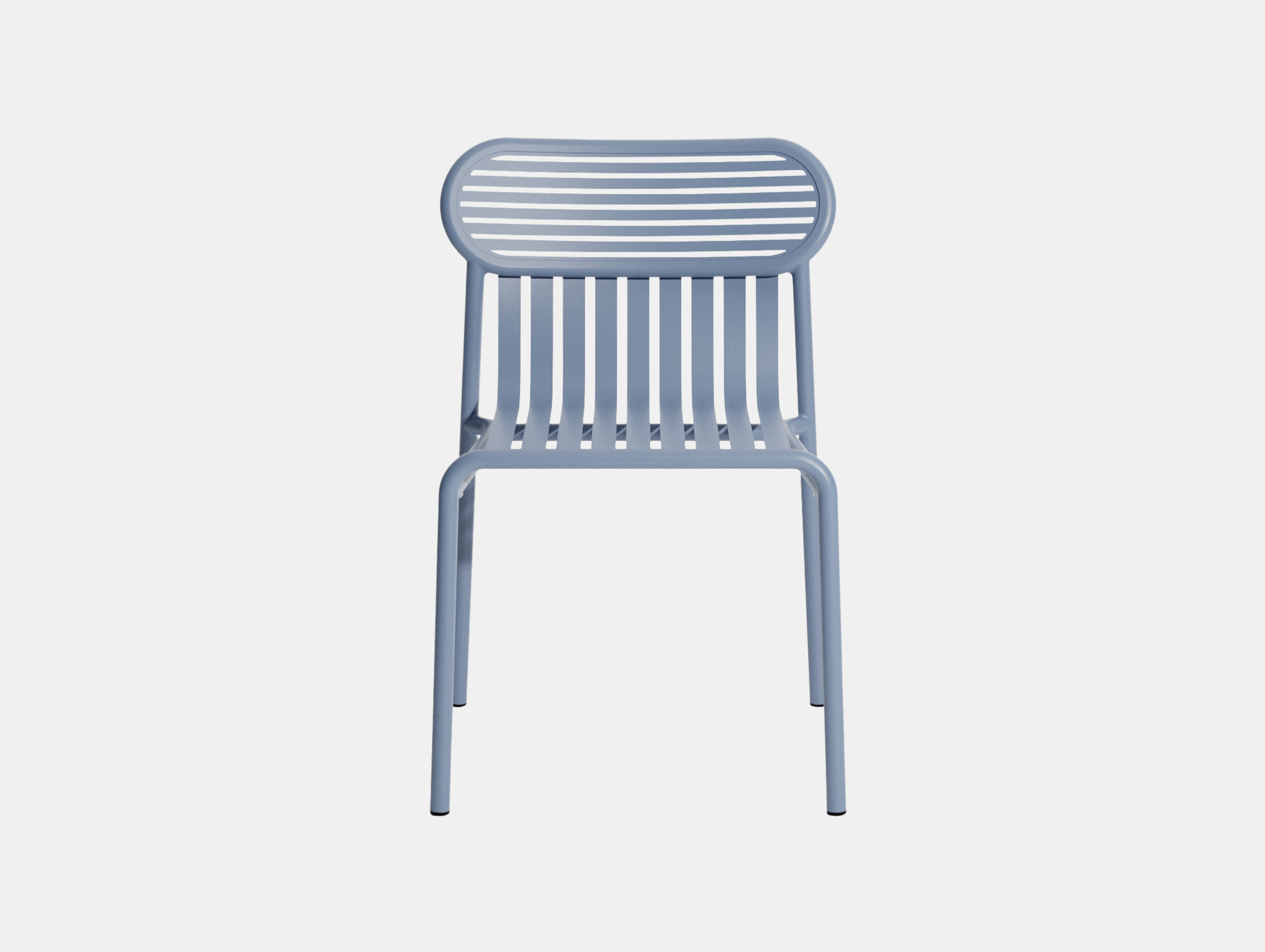 Petite Friture Week End Outdoor side chair pigeon blue Studio Brichet Ziegler