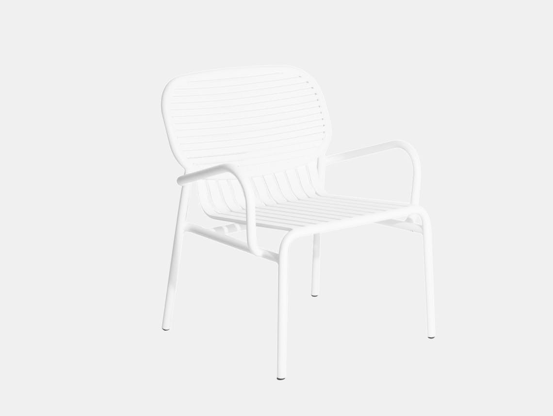 Petite friture weekend lounge chair white
