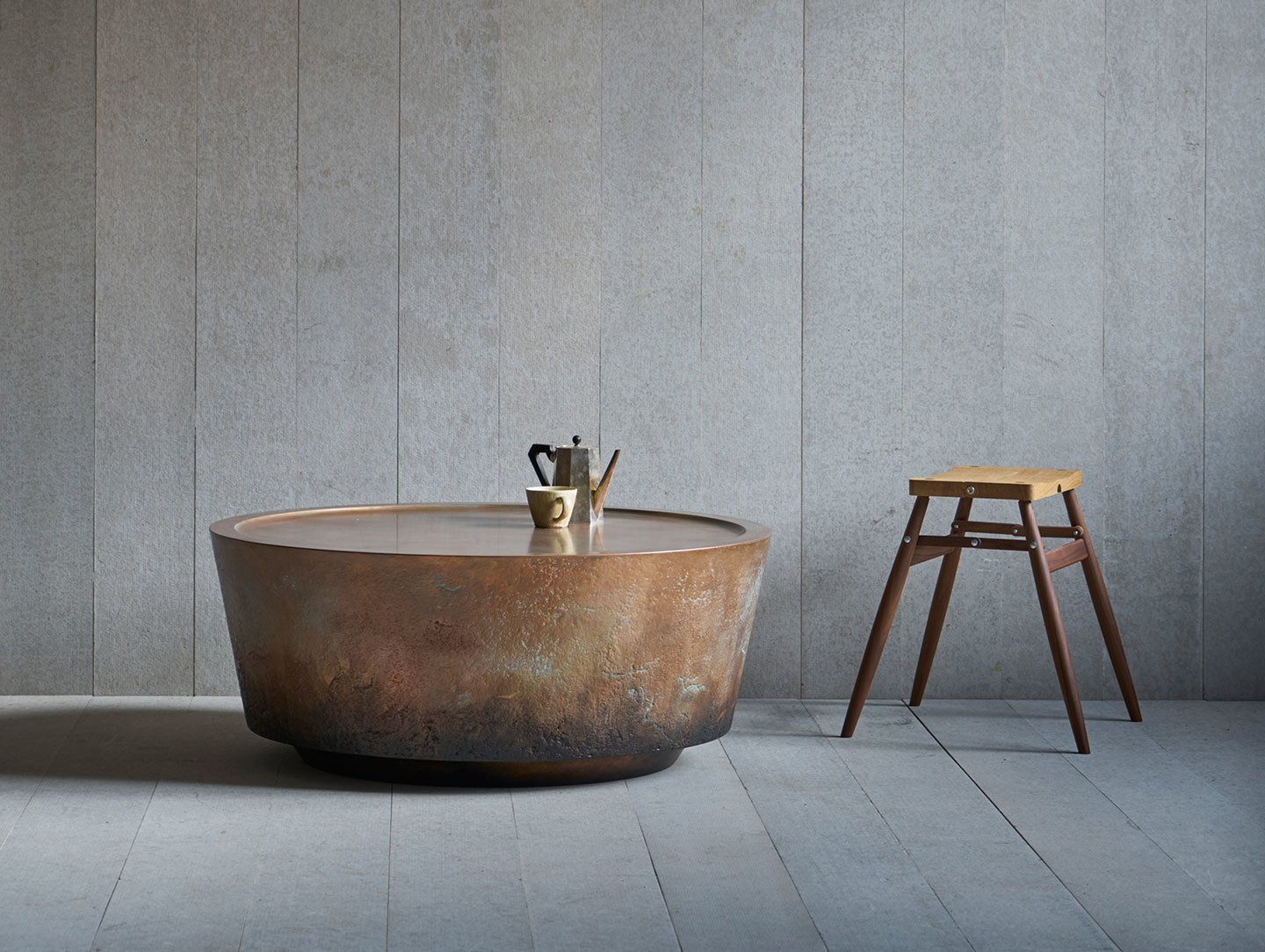 Pinch Nim Coffee Table Copper 2 Russell Pinch Oona Bannon