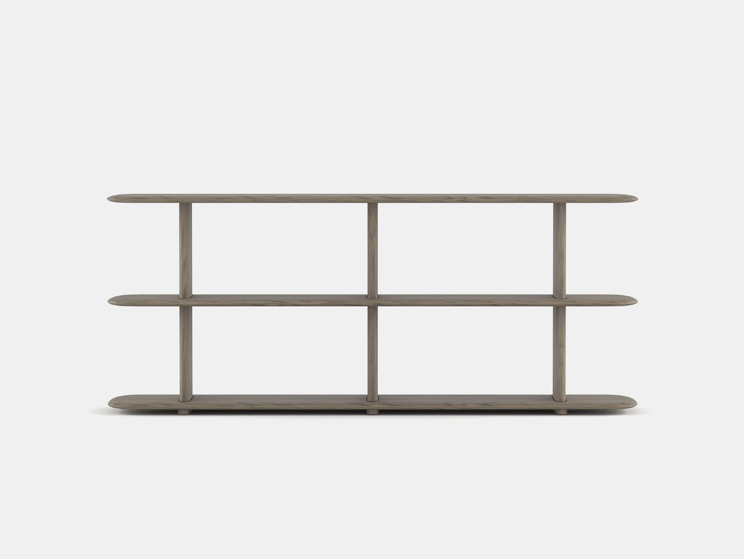 Poiat studio poeme shelves 74 dark oak