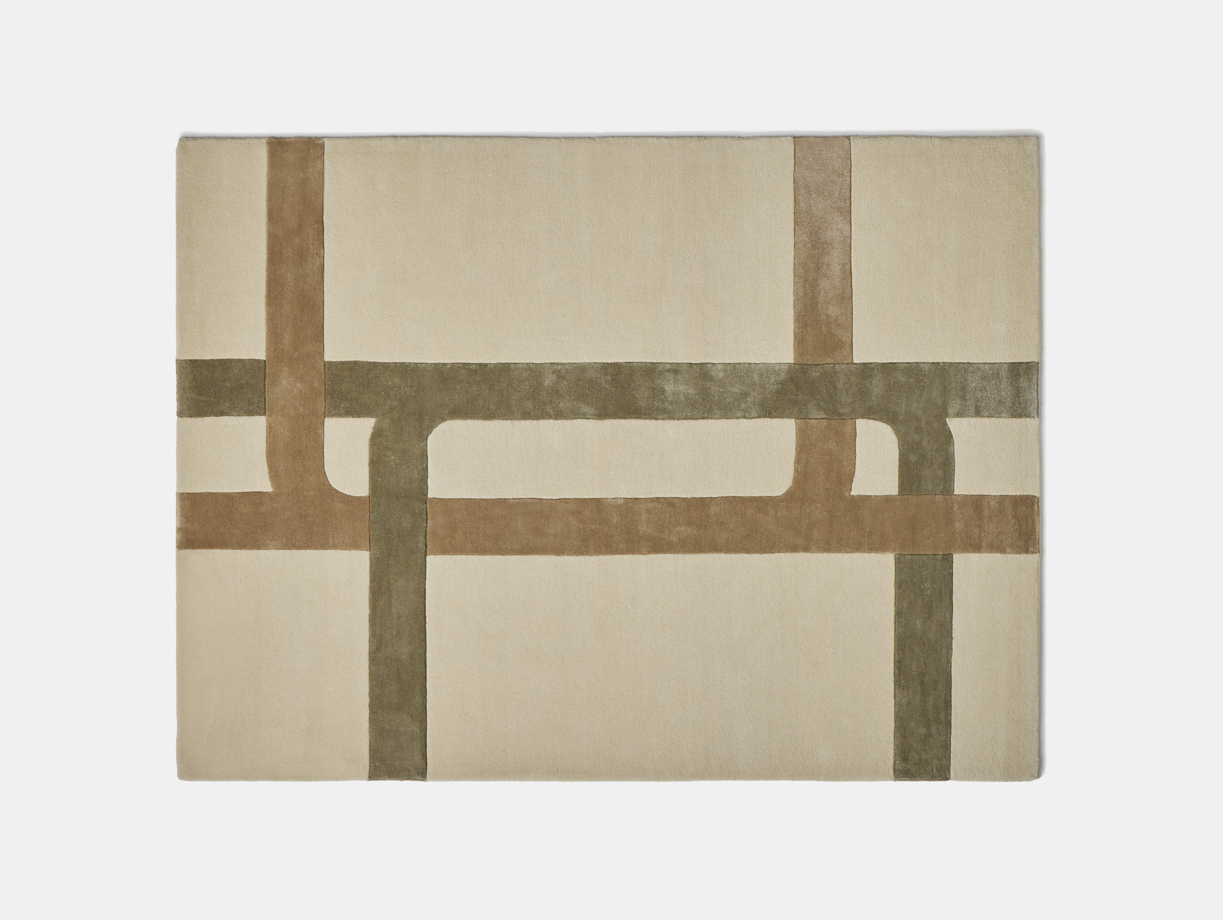 Punt mario ruiz stockholm rug coffee cream