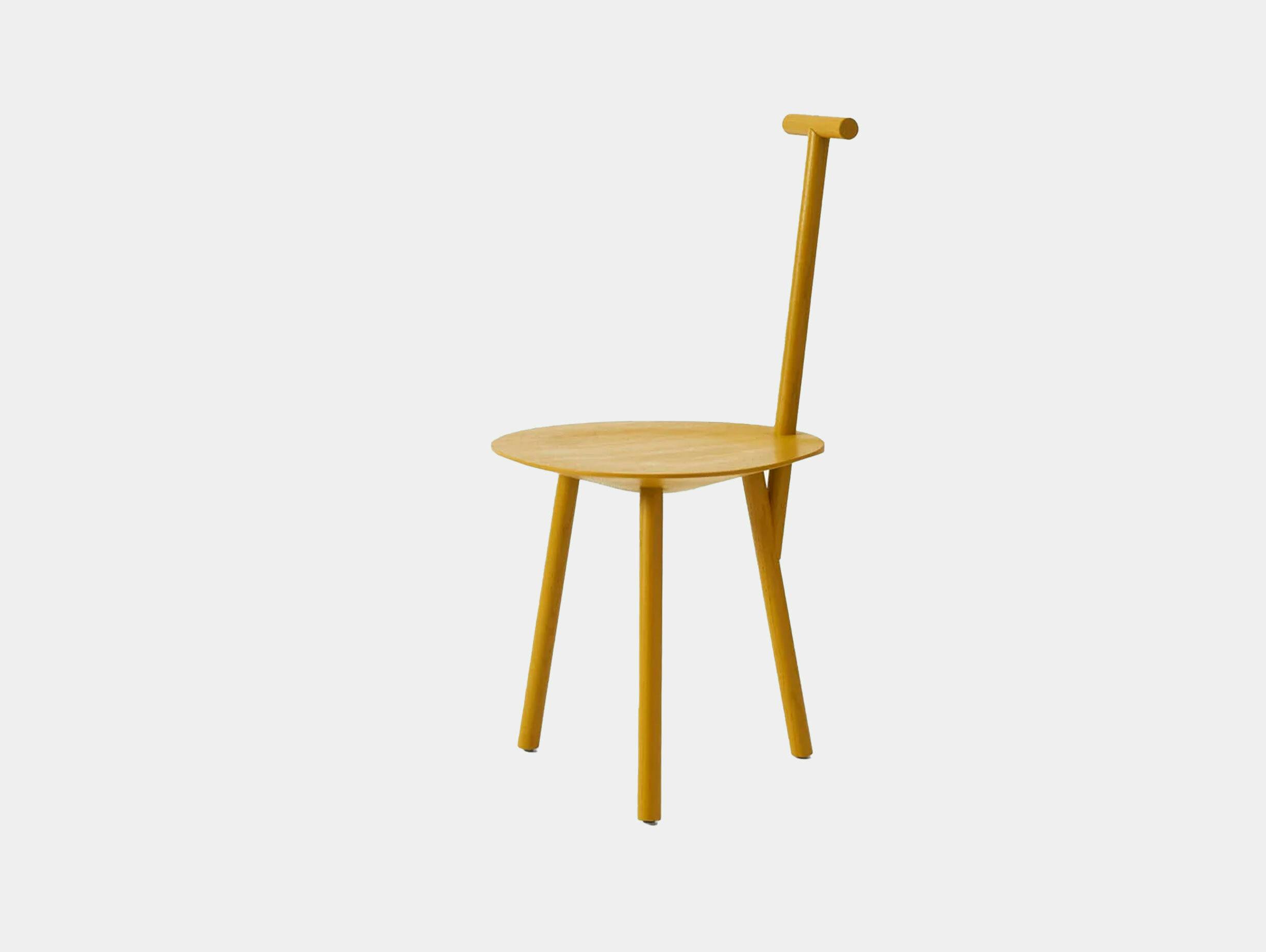 Pwtbs spade chair turmeric yellow