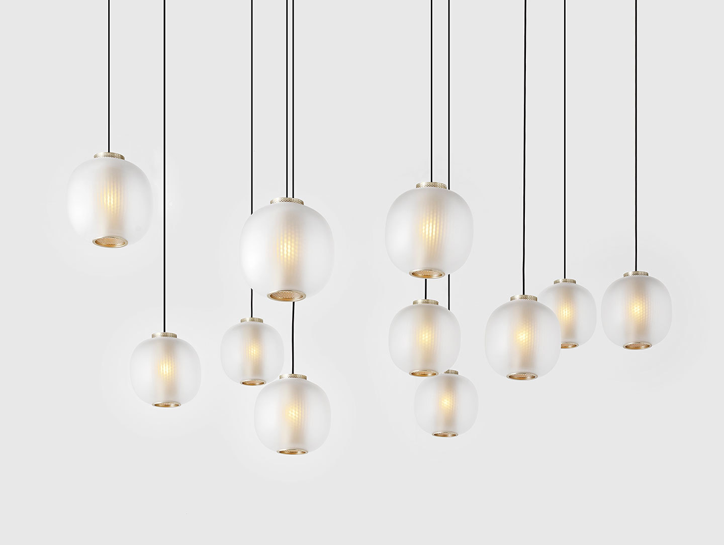 Resident Bloom Pendant Light Cluster White Tim Rundle