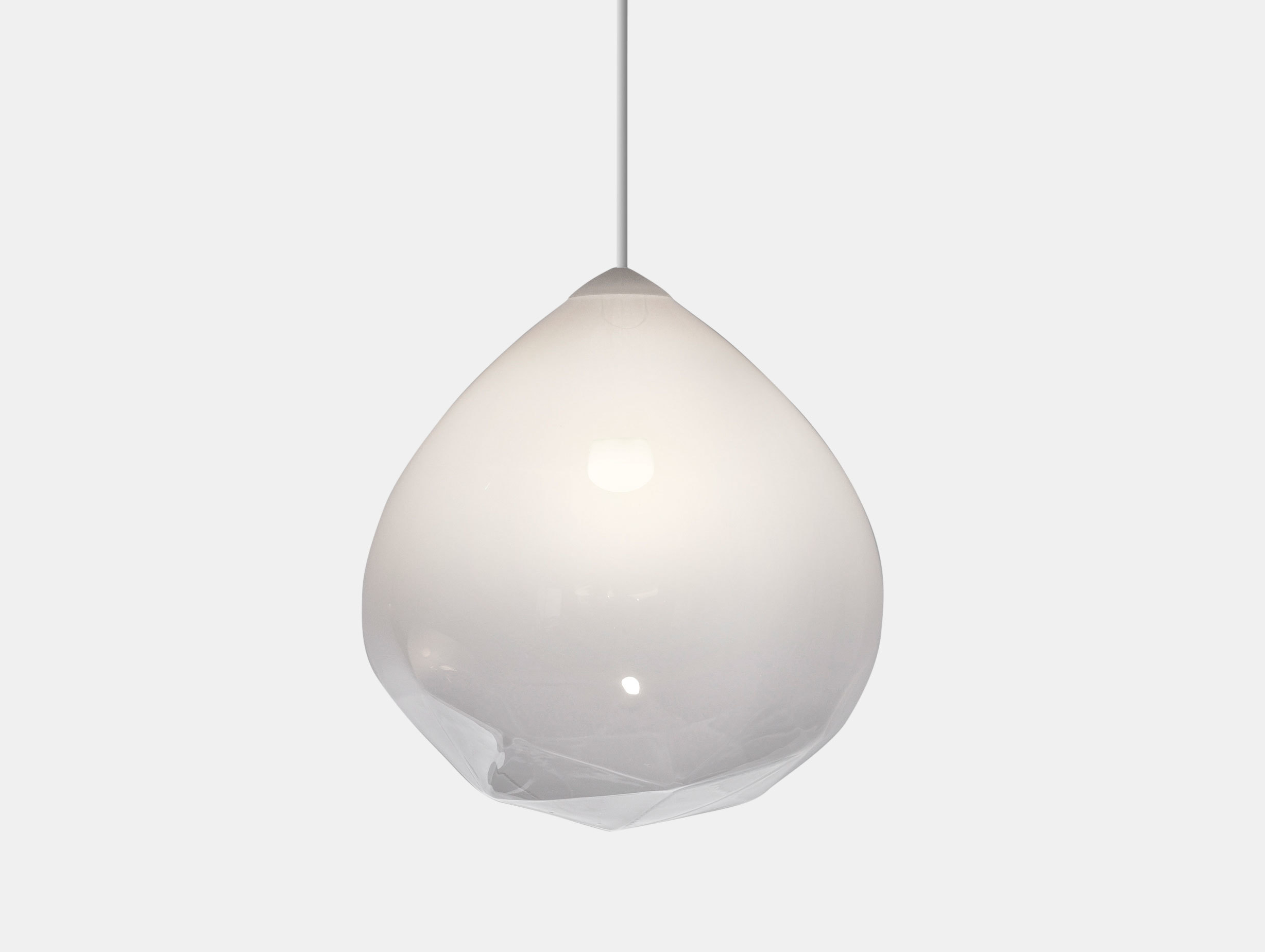 Resident Parison Pendant Light White Cheshire Architects