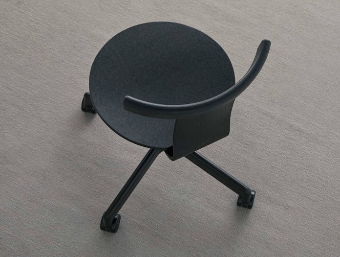Resident jiro chair lifestyle black oak 2