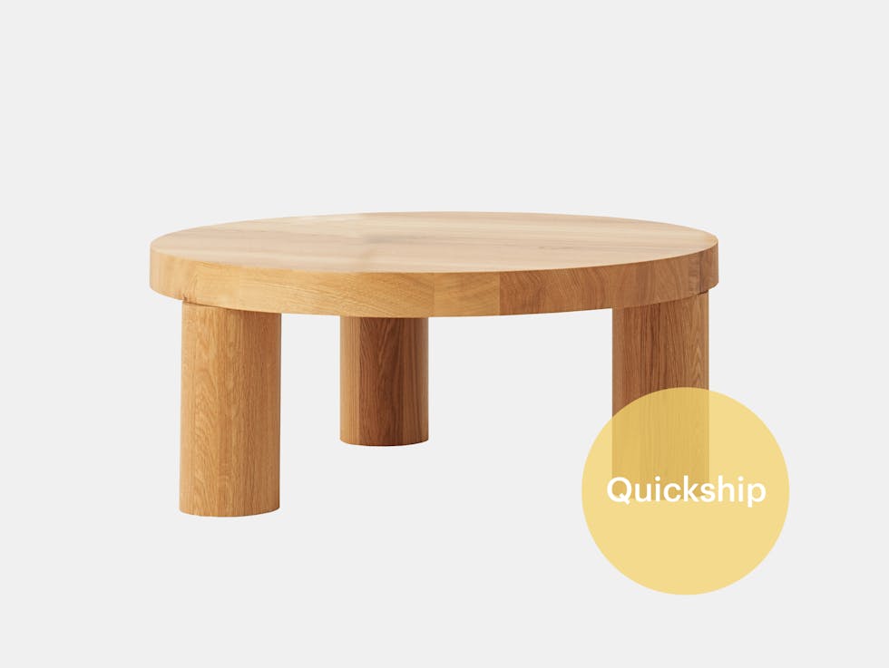 Resident offset coffee table quickship