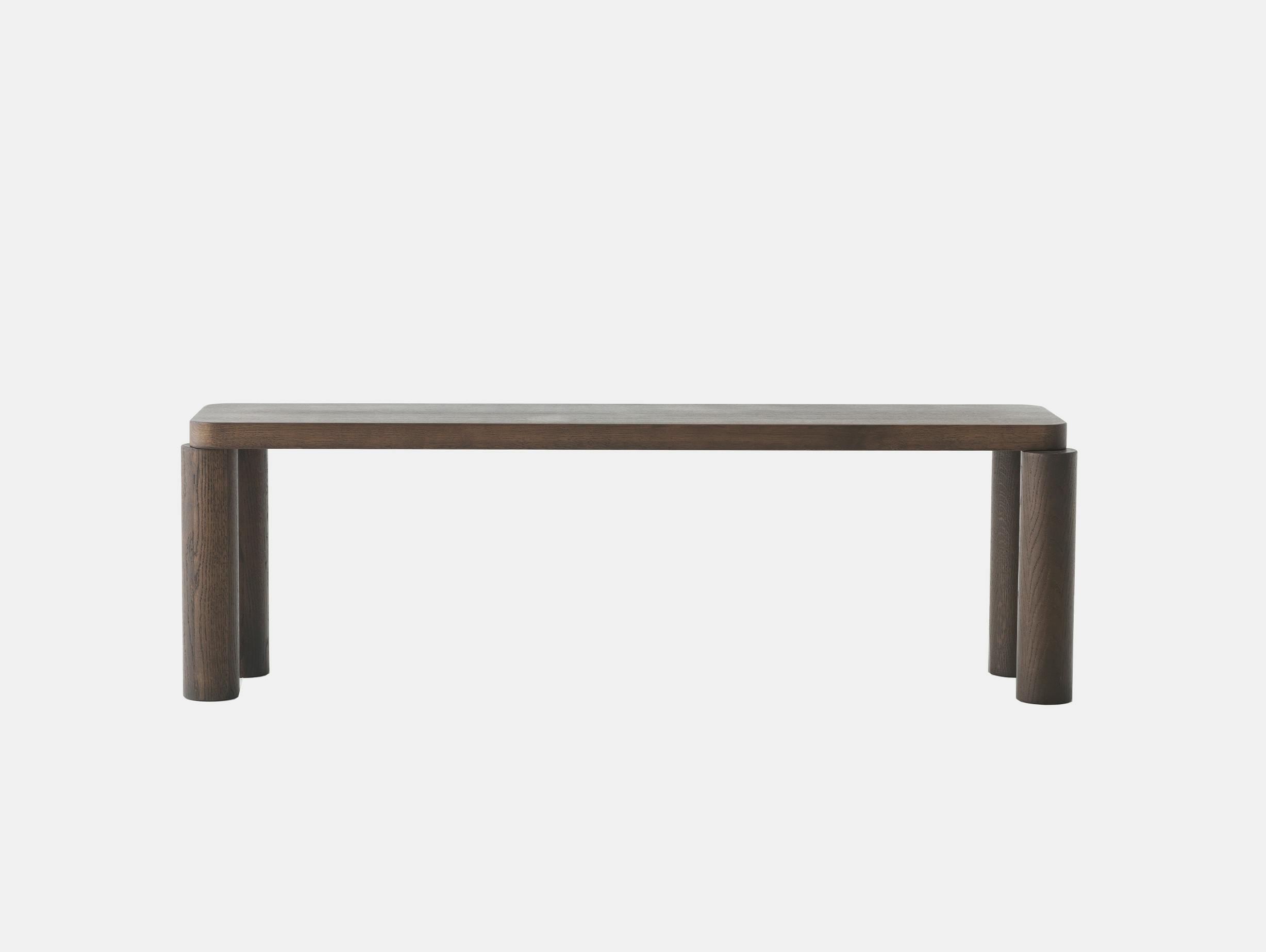 Resident philippe malouin offset bench stained umber