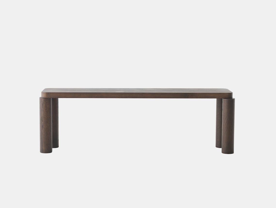 Resident philippe malouin offset bench stained umber