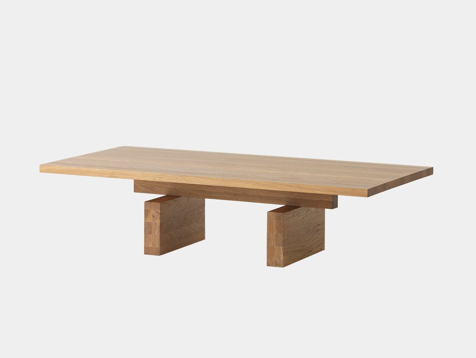 Resident plane coffee table natural oak 1