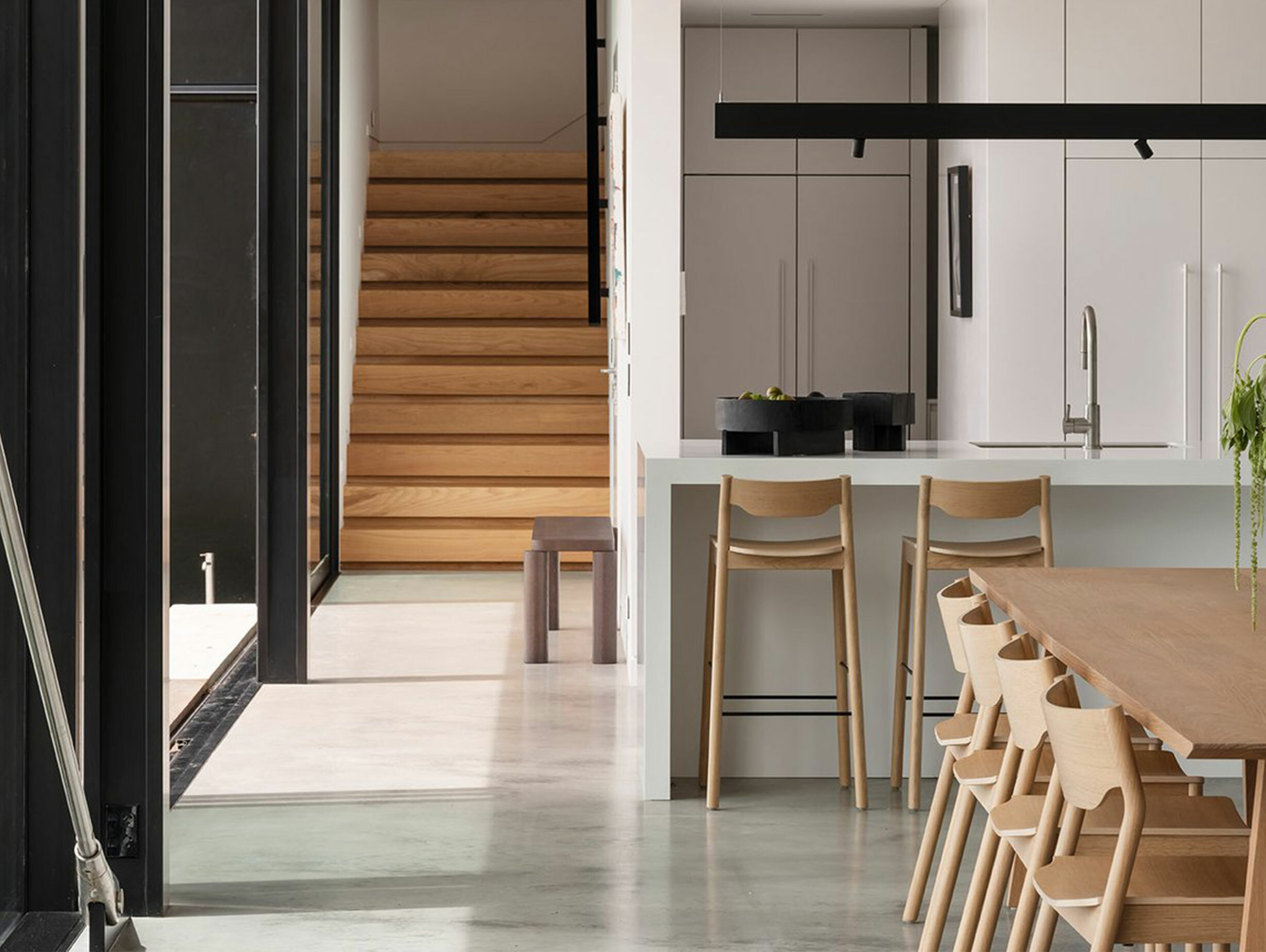 Resident simon james tangerine stool lifestyle 3