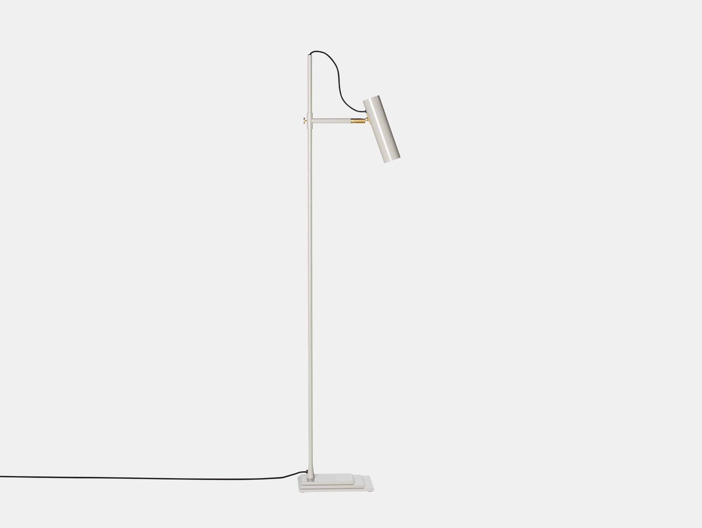 Rubn Nomad Floor Lamp Silk Grey Niclas Hoflin