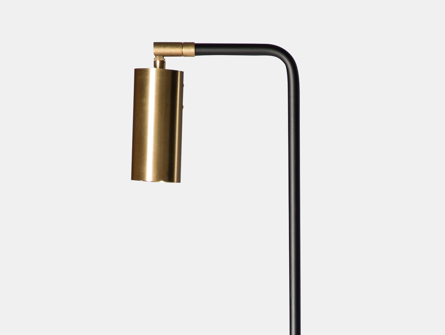 Rubn Lektor Floor Light Black Brass Detail Niclas Hoflin