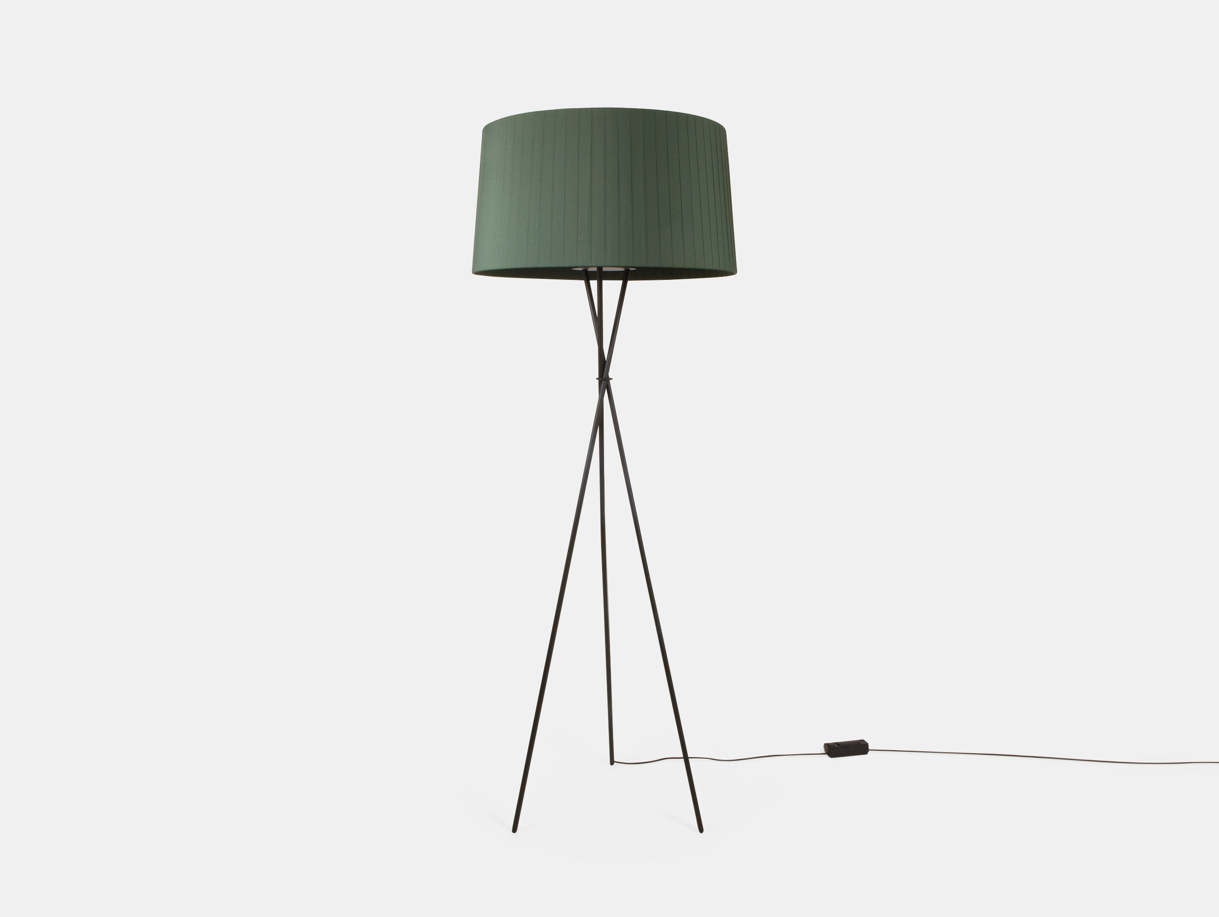 Santa And Cole Tripode G5 Floor Lamp Green