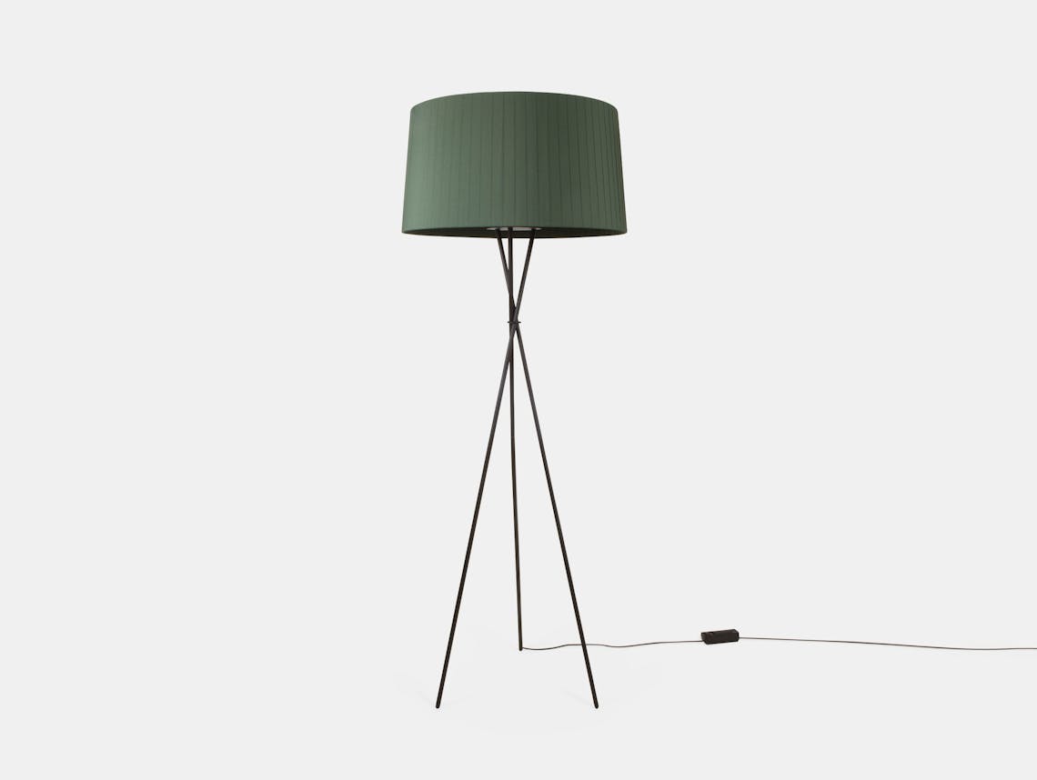 Santa And Cole Tripode G5 Floor Lamp Green