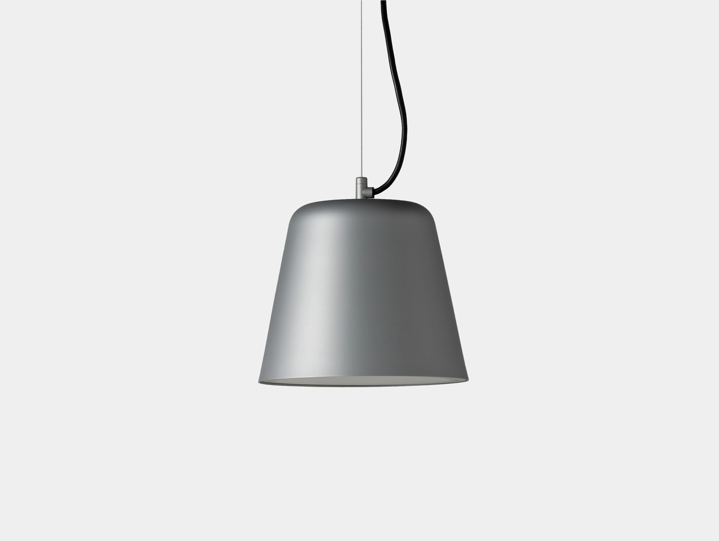Santa cole vaso pendant aluminium grey