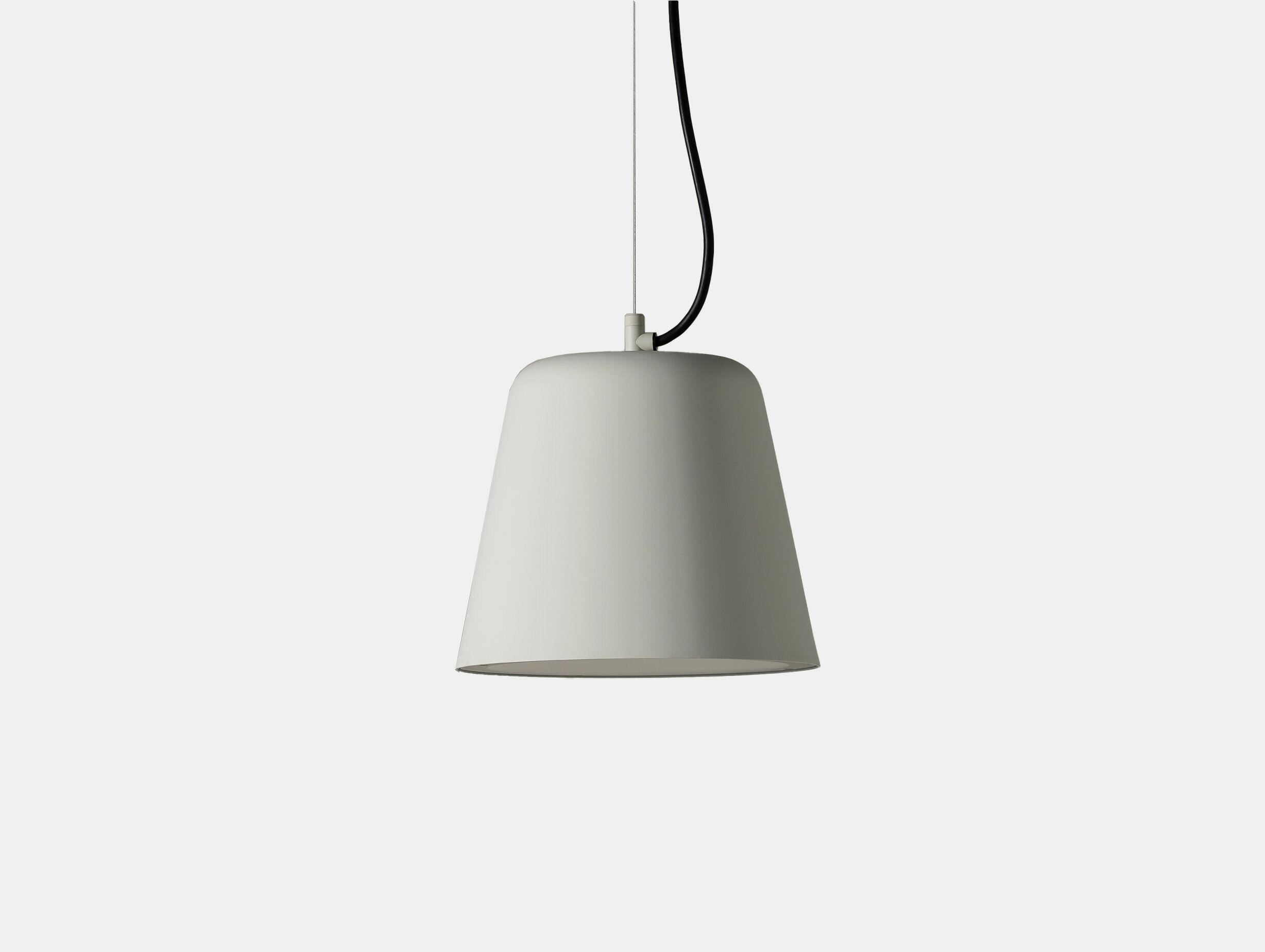 Santa cole vaso pendant white grey