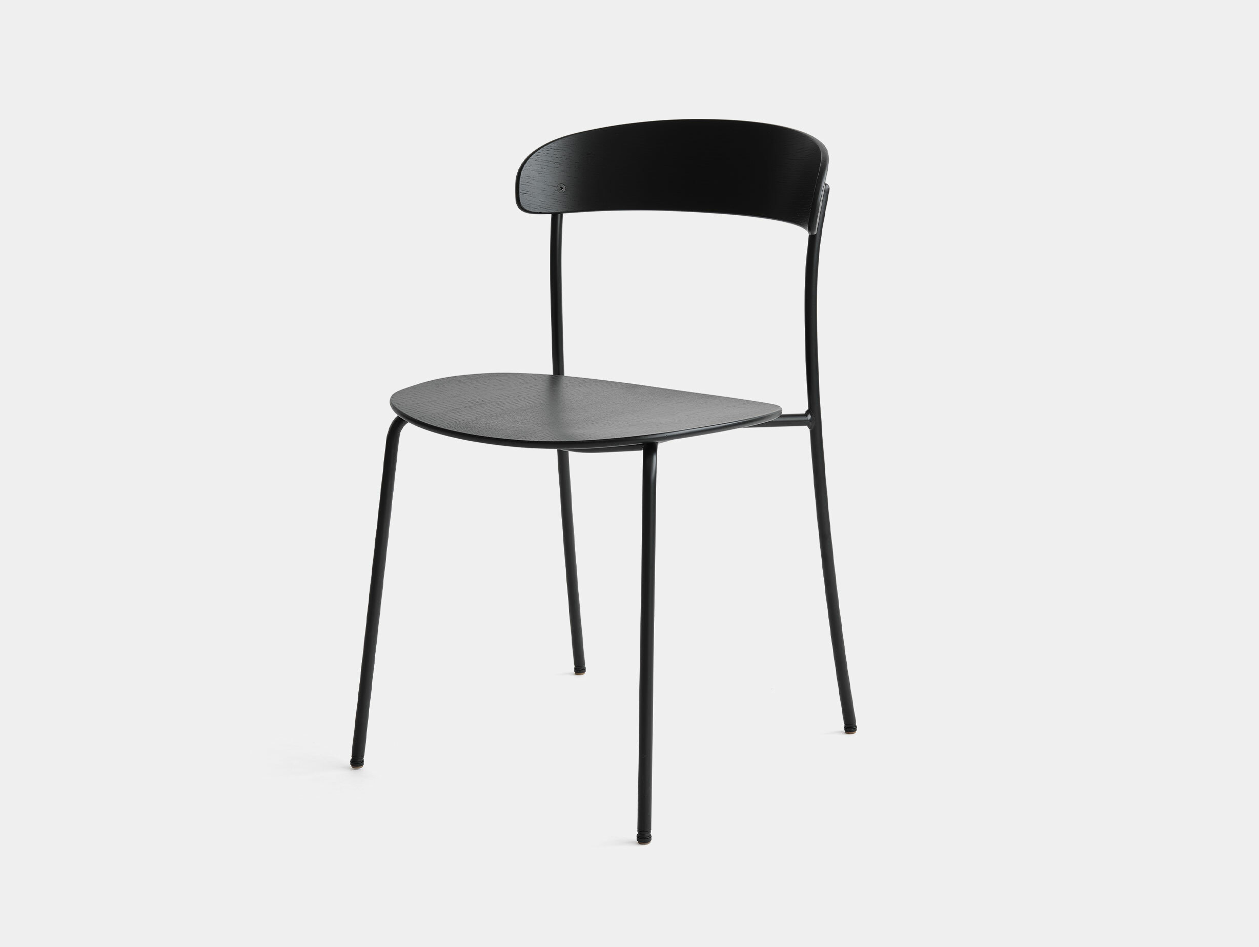 New works missing chair black lacquered ash