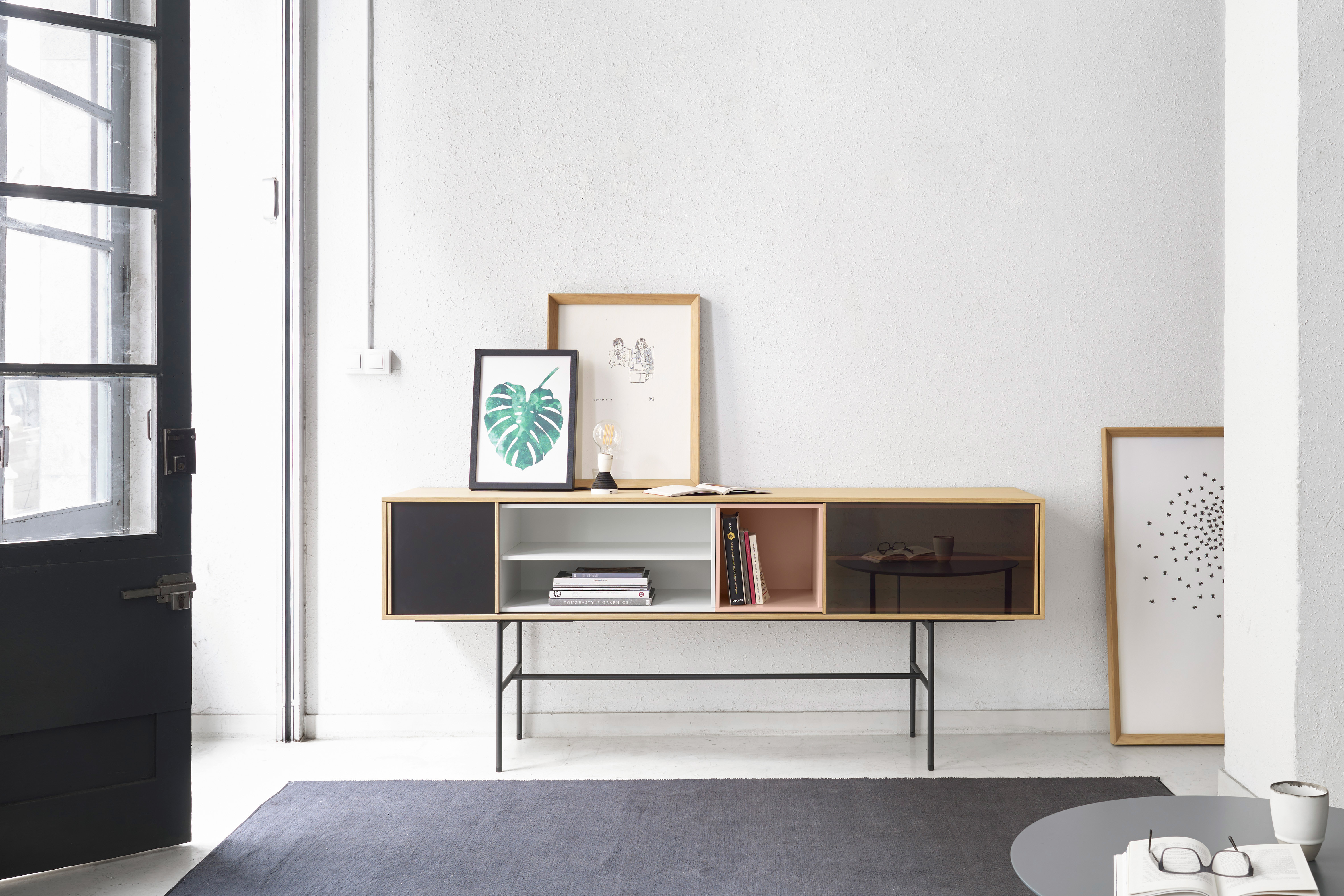 Treku angel marti enrique delamo aura composition 2 natural oak indian nude white glass lifestyle