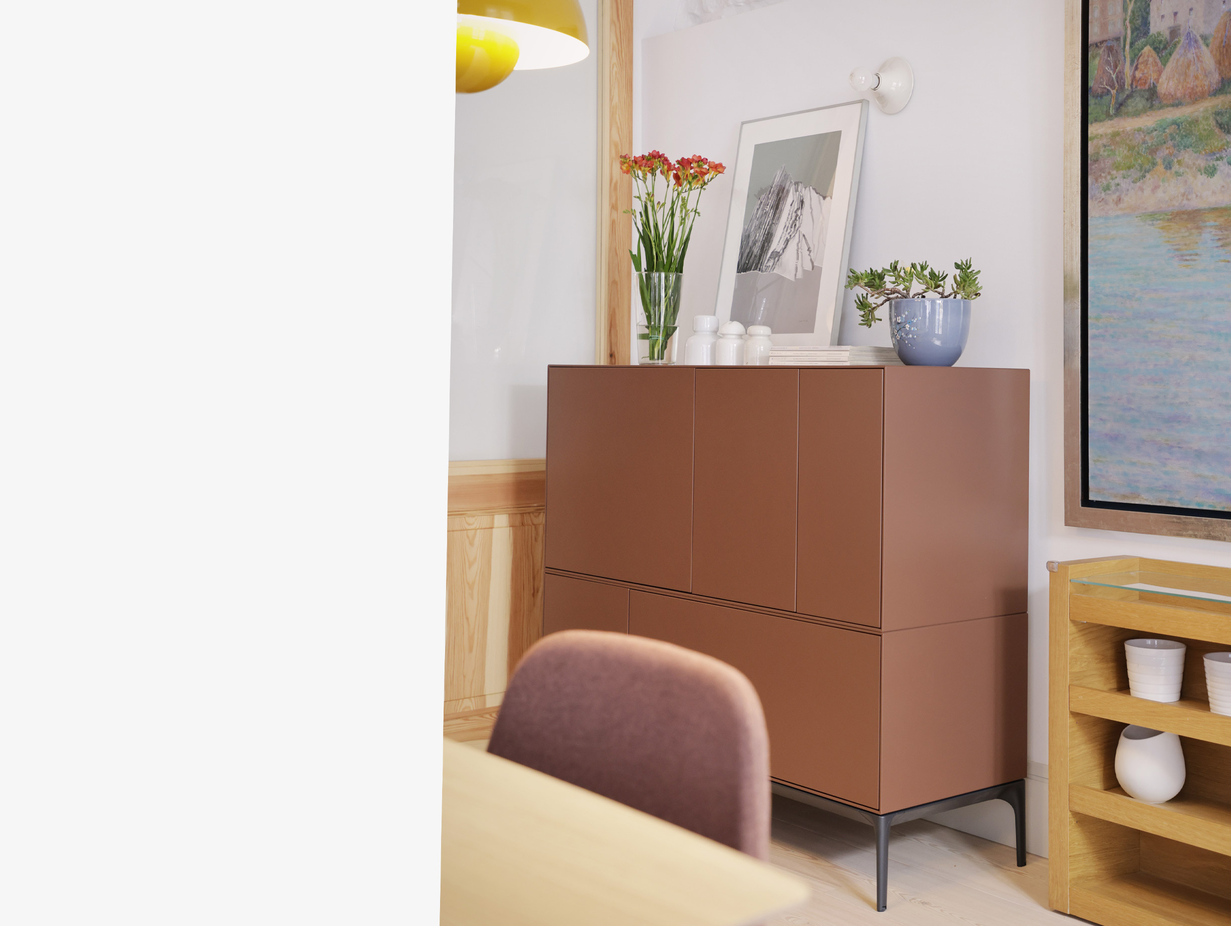 Treku ibon arrizabalaga lauki sideboard brick frame graphite legs lifestyle2