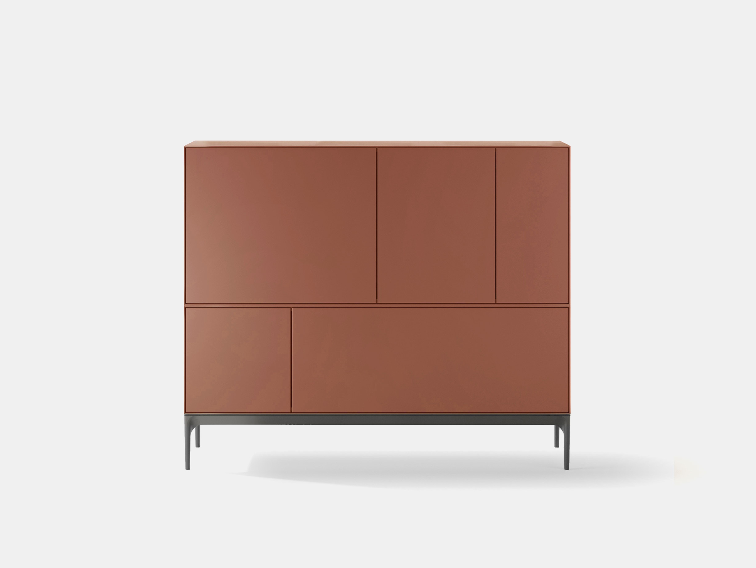 Treku ibon arrizabalaga lauki sideboard brick frame graphite legs