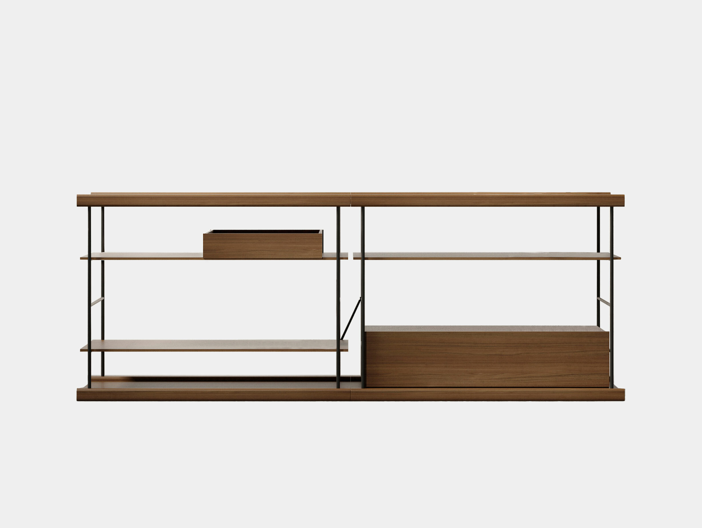 Treku yonoh creative studio bost sideboard walnut graphite