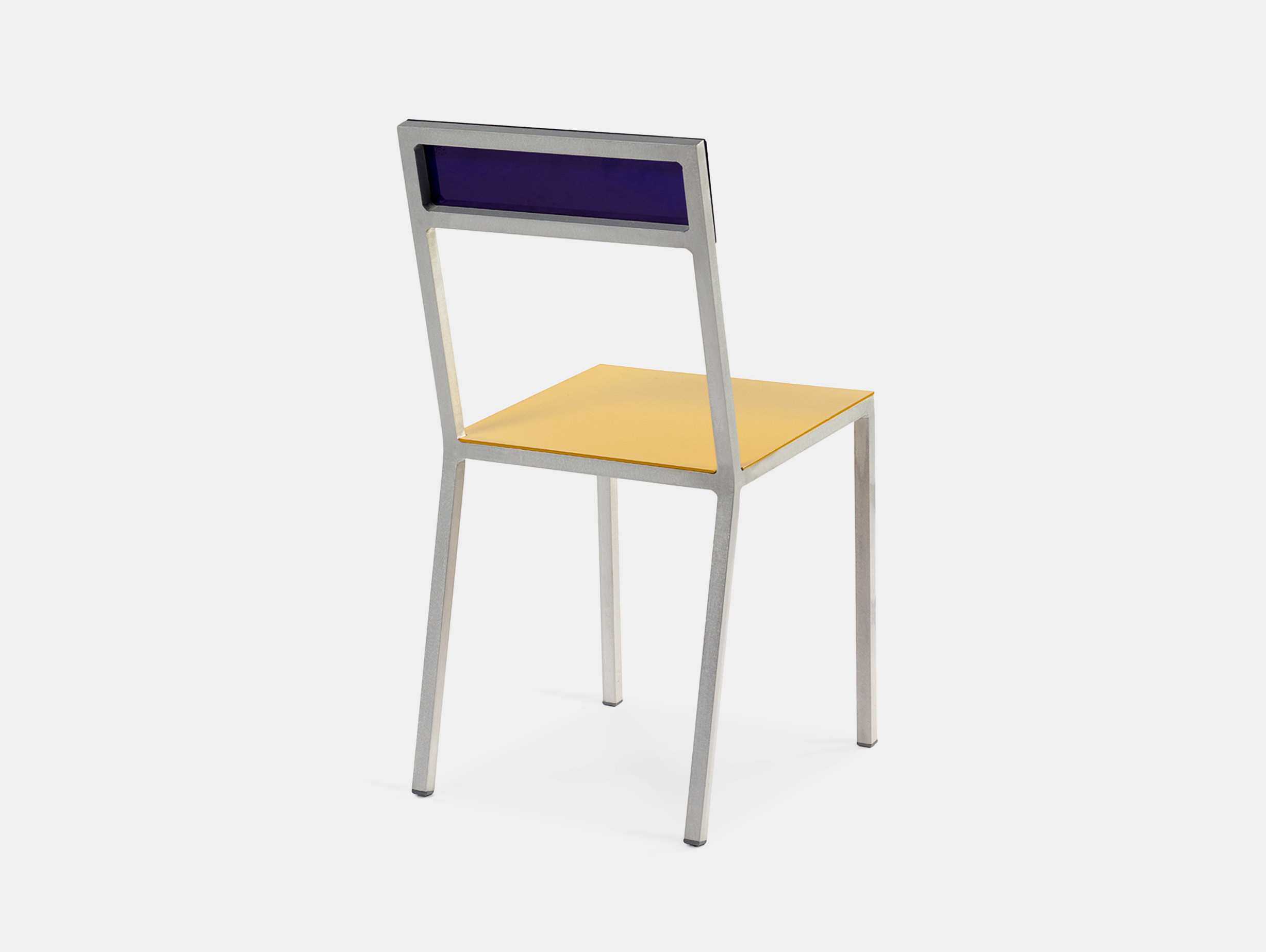 Muller Van Severen Alu Chair Valerie Objects Yellow Blue Bk