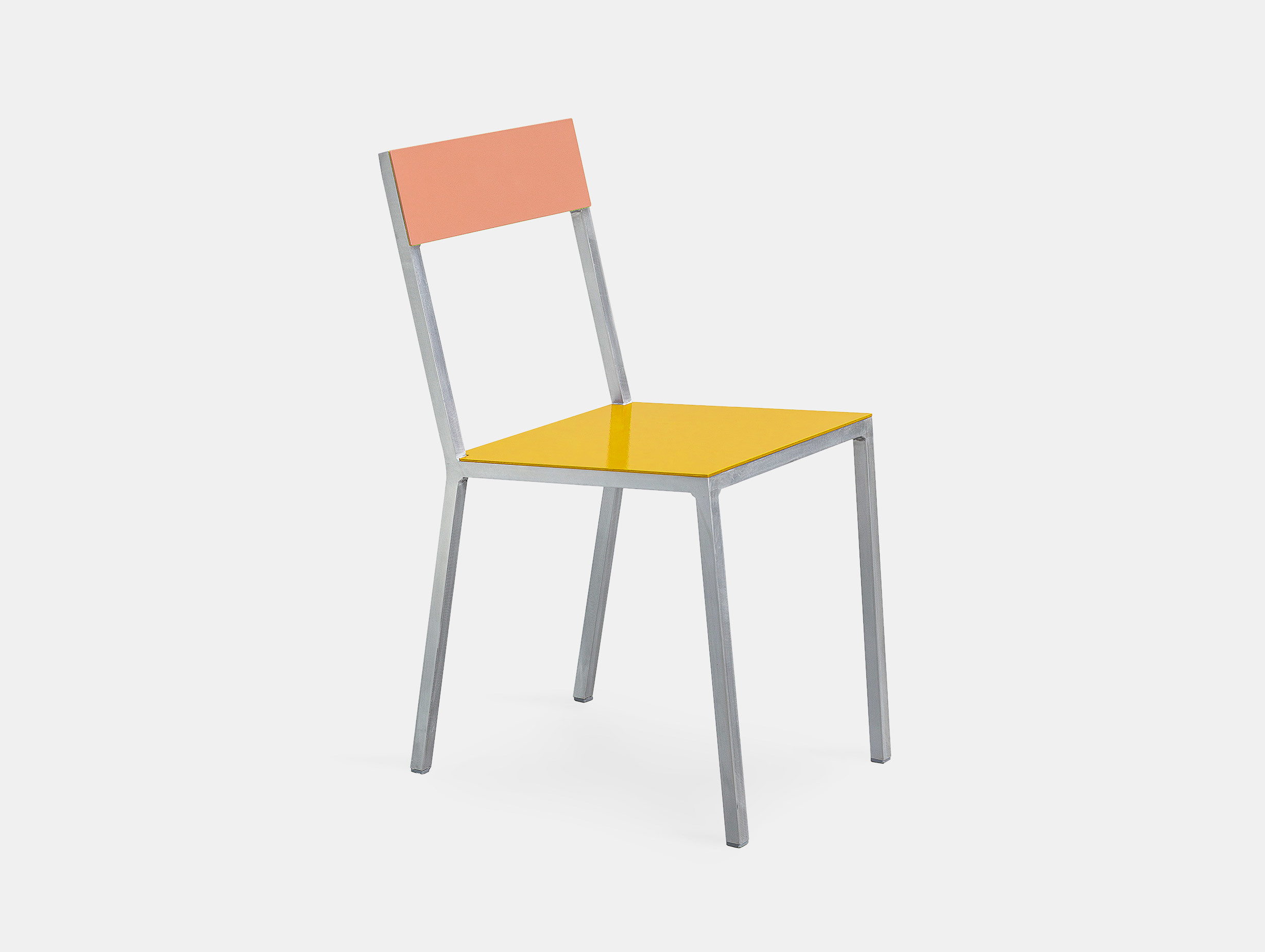Muller Van Severen Alu Chair Valerie Objects Yellow Pink