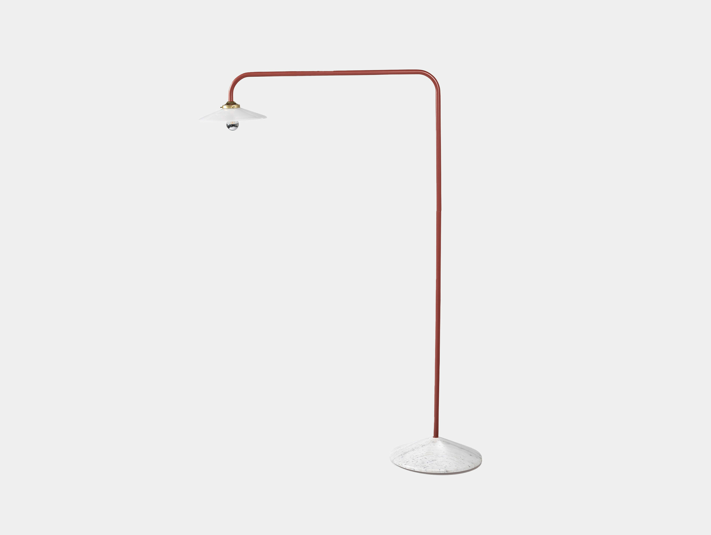 Muller van severen standing lamp marble 1 menie red