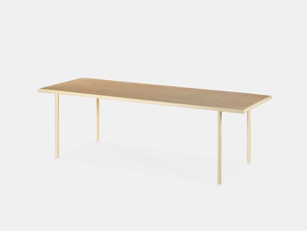 Muller van severen wooden table rectangular ivory oak