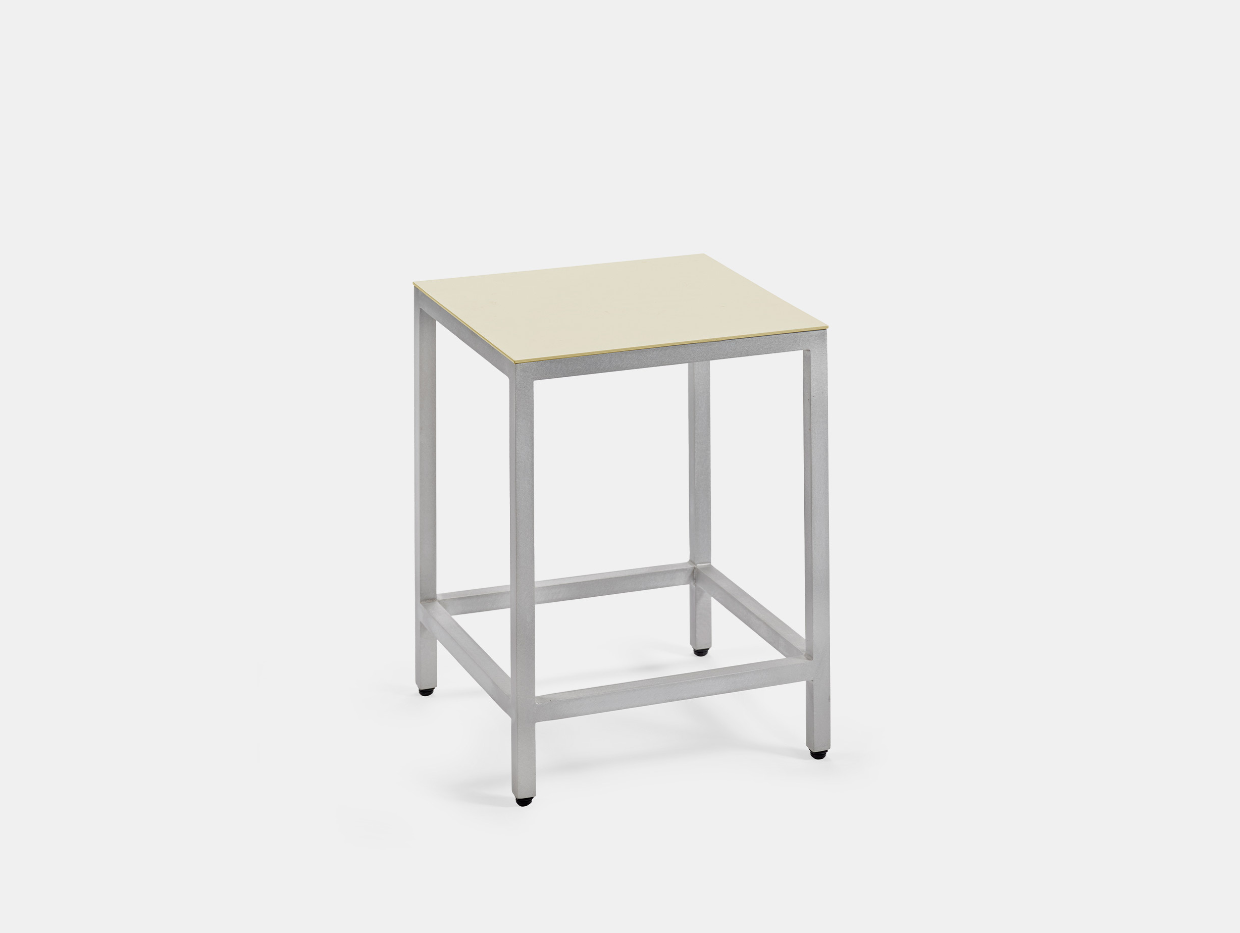 Valerie objects muller van severen alu low stool ivory