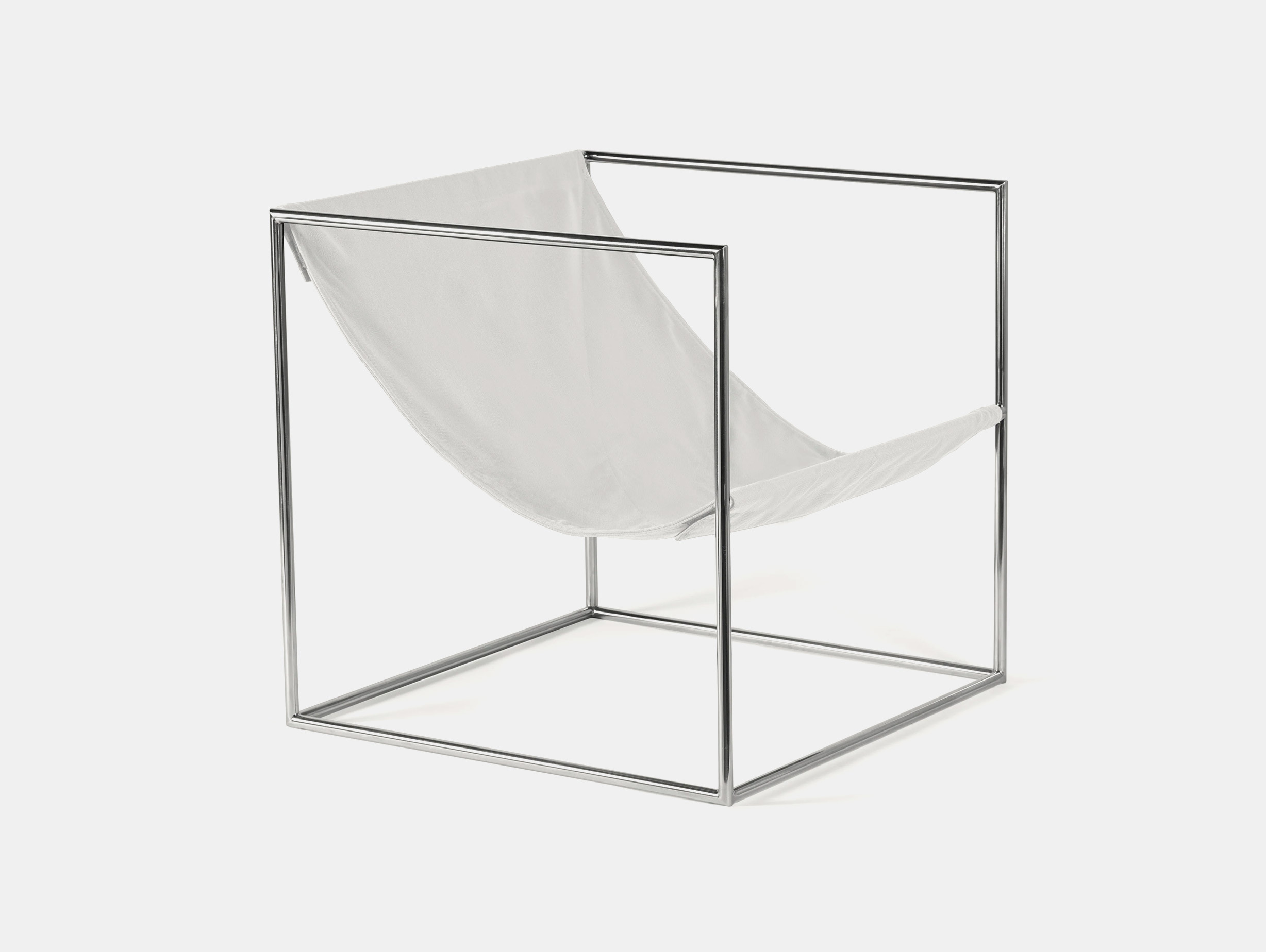 Valerie objects muller van severen solo seat outdoor chrome white