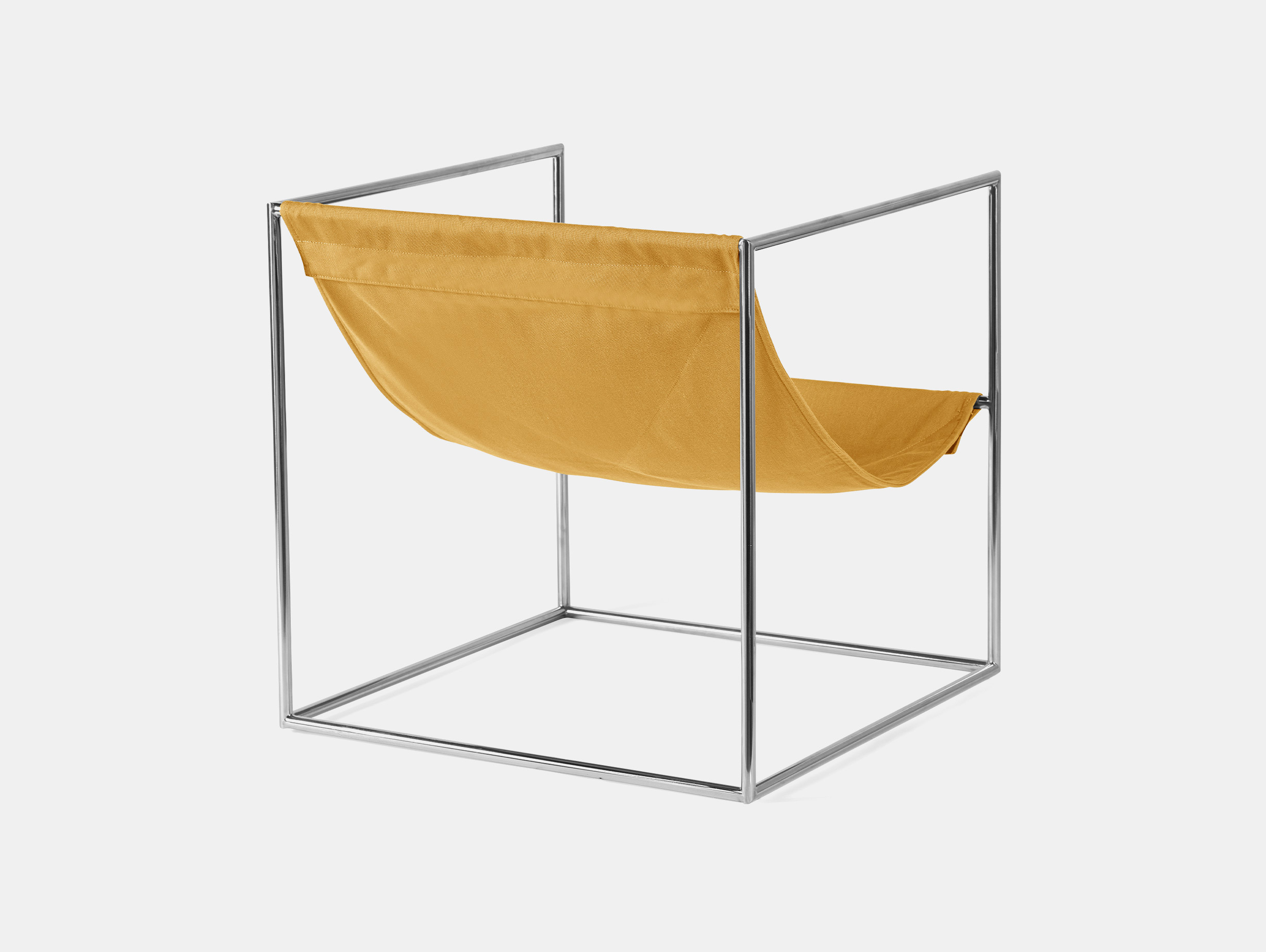 Valerie objects muller van severen solo seat outdoor chrome yellow