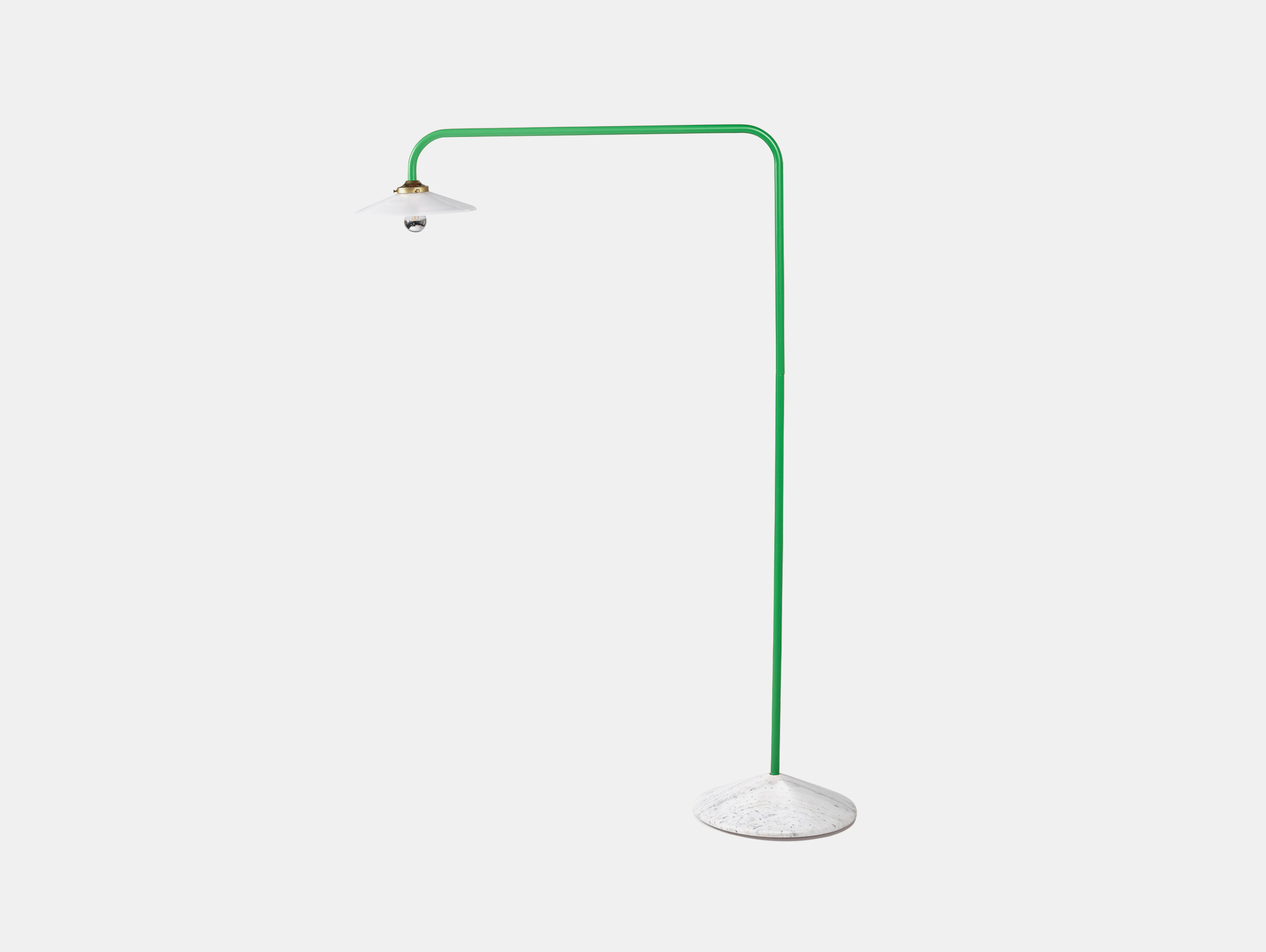 Valerie objects muller van severen standing lamp marble base no 1 green