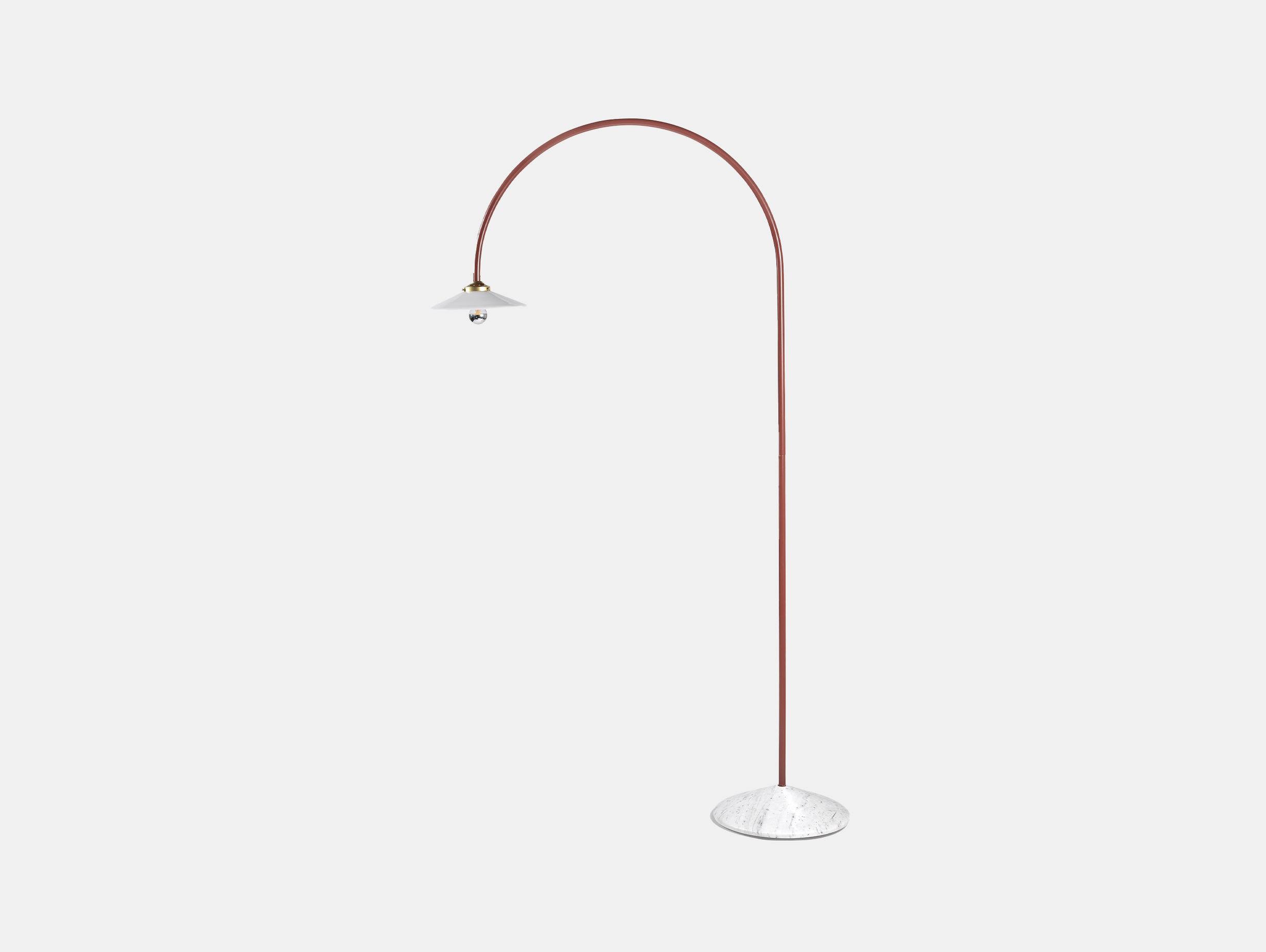 Valerie objects muller van severen standing lamp marble no2 menie red