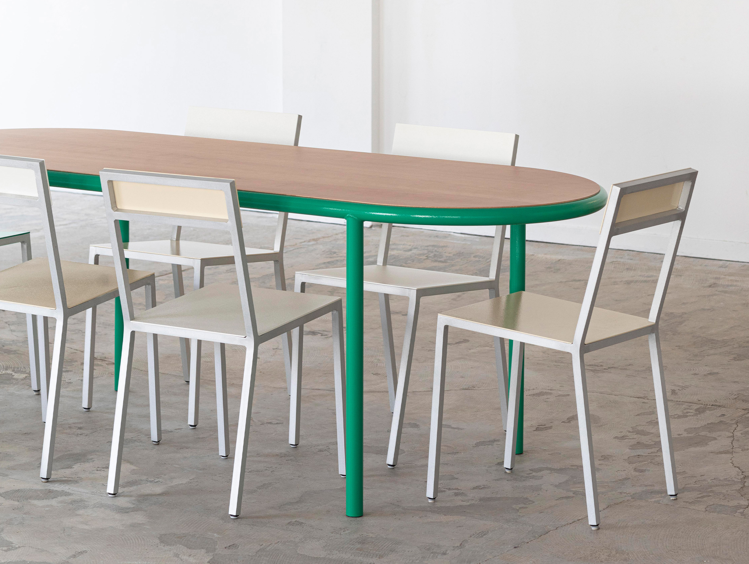 Muller van severen wooden table oval ls 7